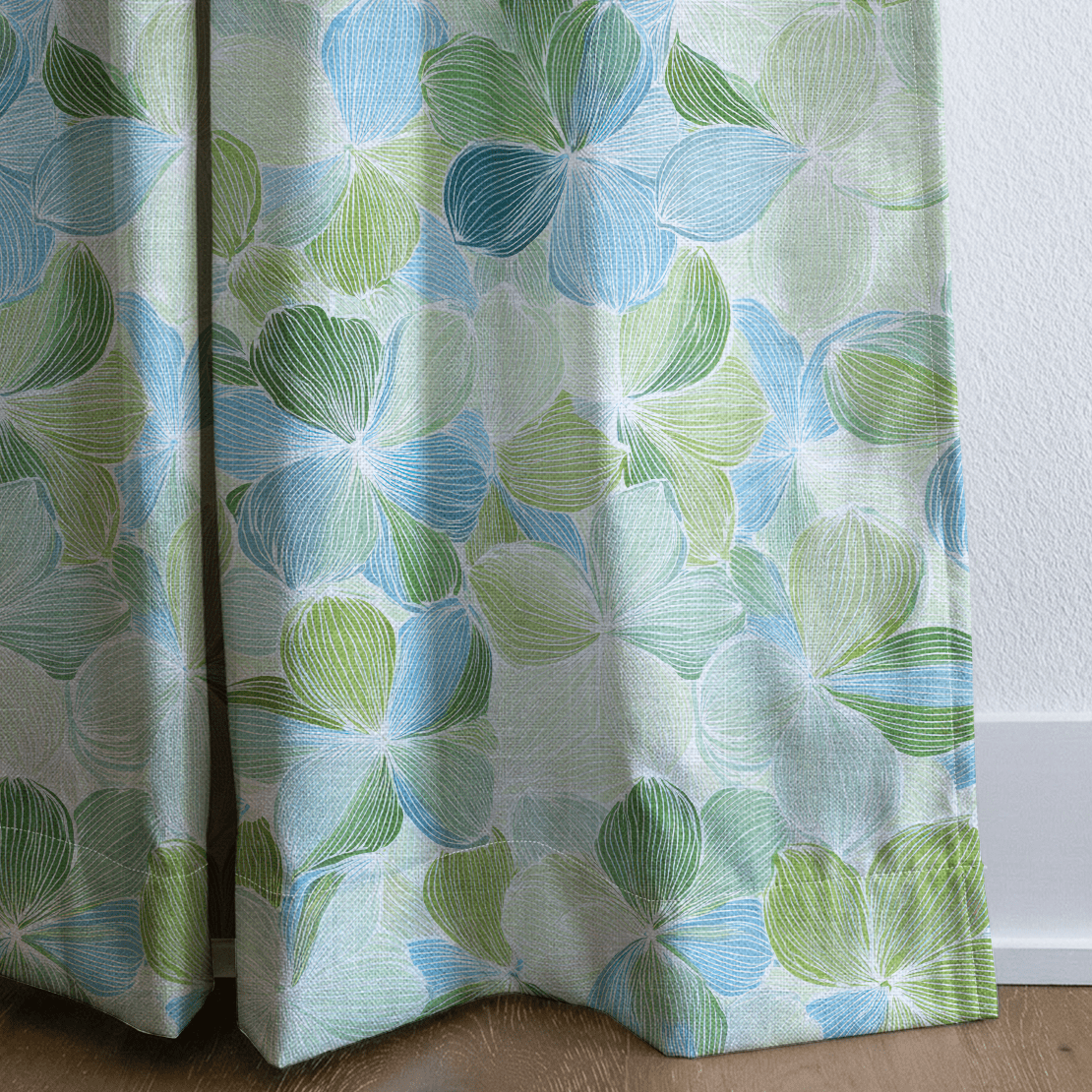 Lime Wedge - Drapery - Benton Lane Home - Lemon Park