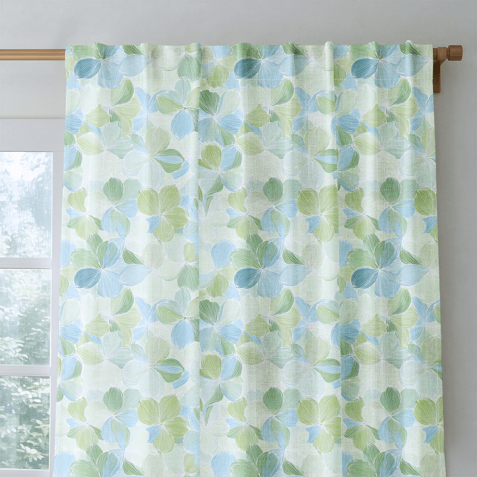 Lime Wedge - Drapery - Benton Lane Home - Lemon Park