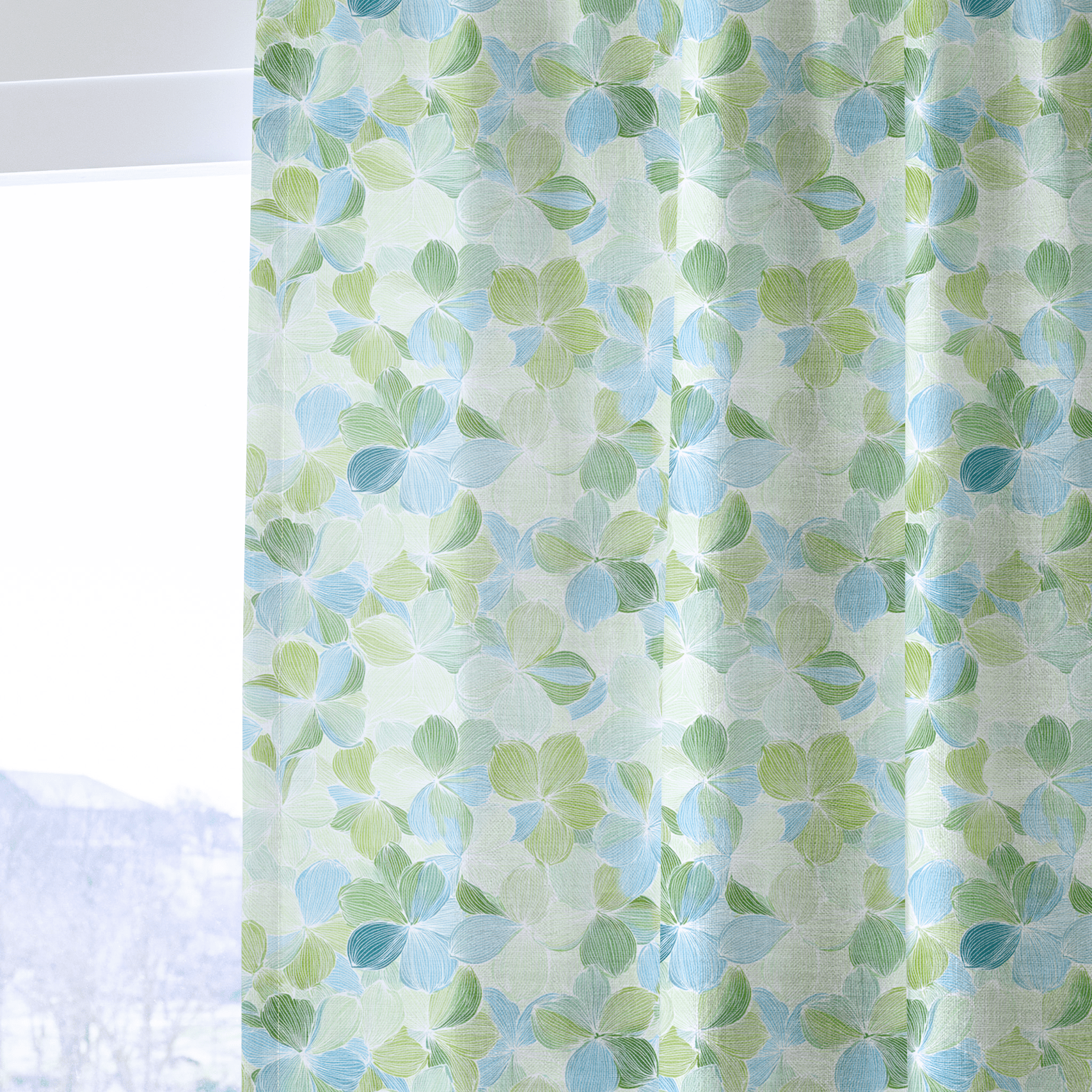 Lime Wedge - Drapery - Benton Lane Home - Lemon Park