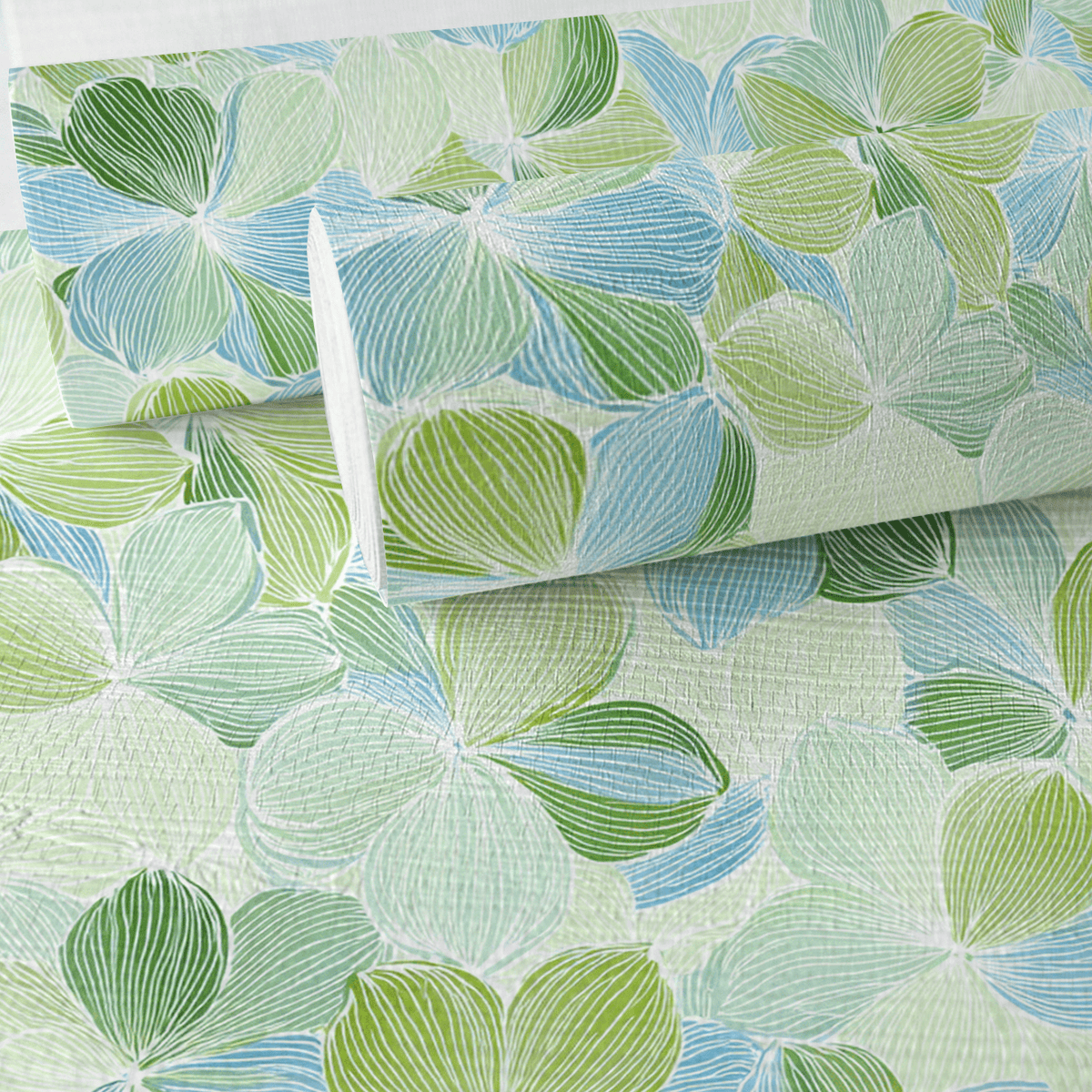 Lime Wedge Faux Grasscloth Wallpaper - Lemon Park