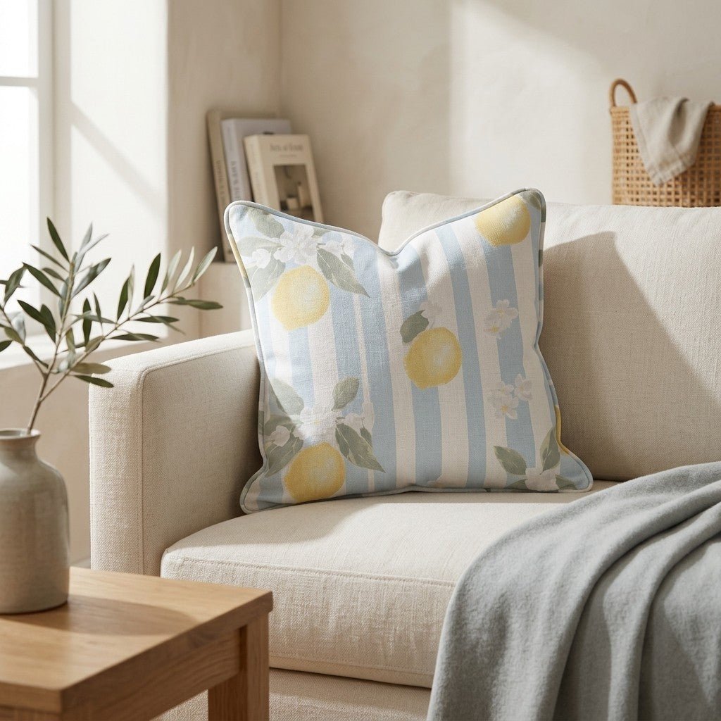 Limoncello Throw Pillow - Benton Lane Home - Lemon Park