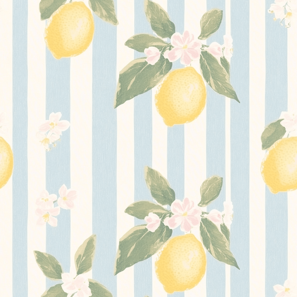 Limoncello Wallpaper - Benton Lane Home - Lemon Park