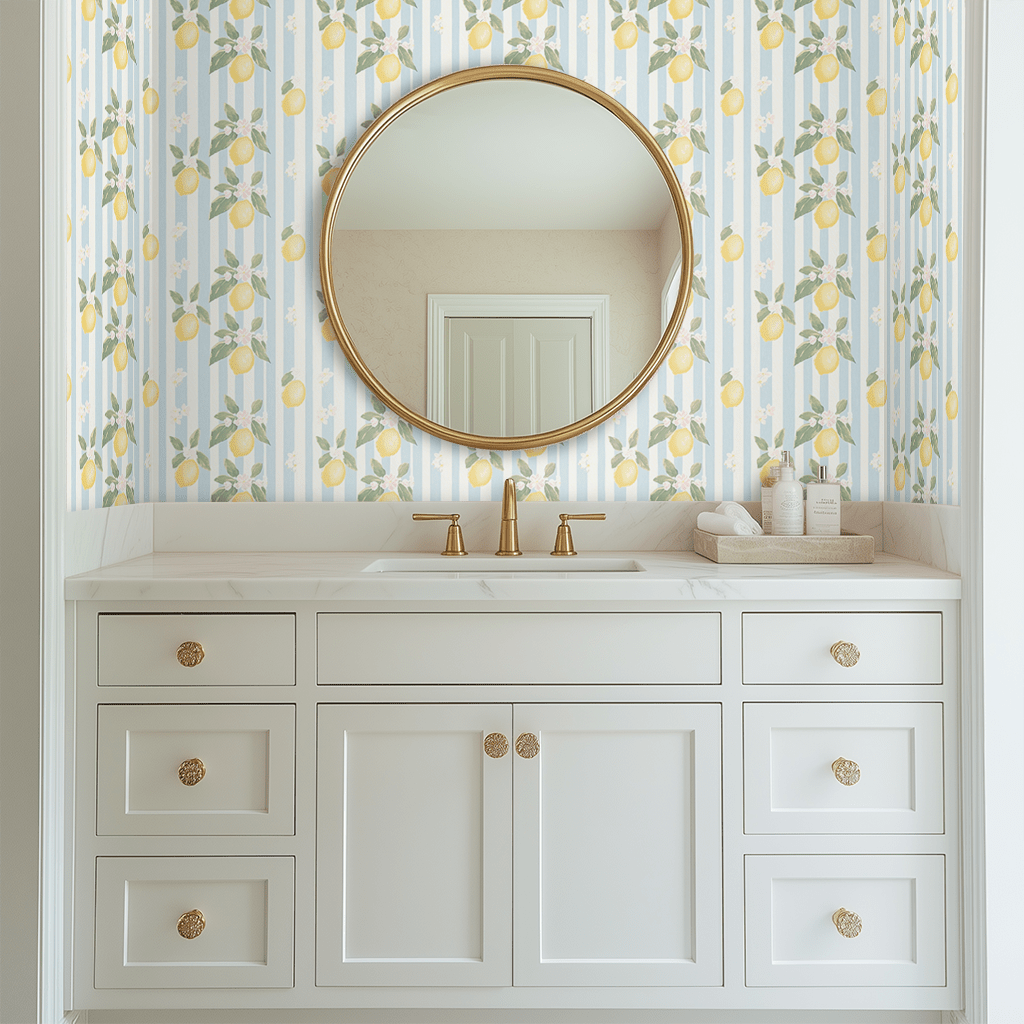 Limoncello Wallpaper - Benton Lane Home - Lemon Park