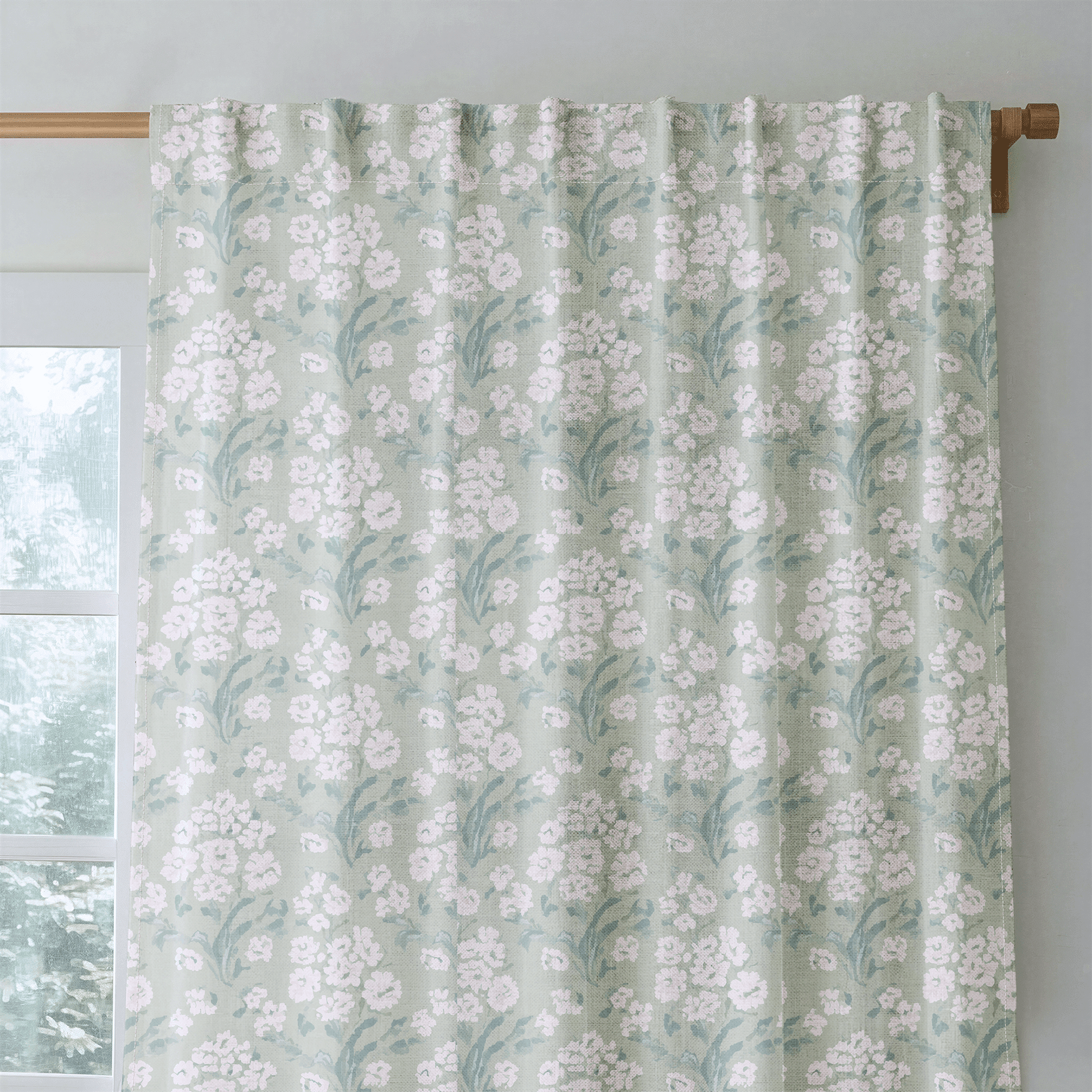 Linen Bloom - Drapery - Benton Lane Home - Lemon Park