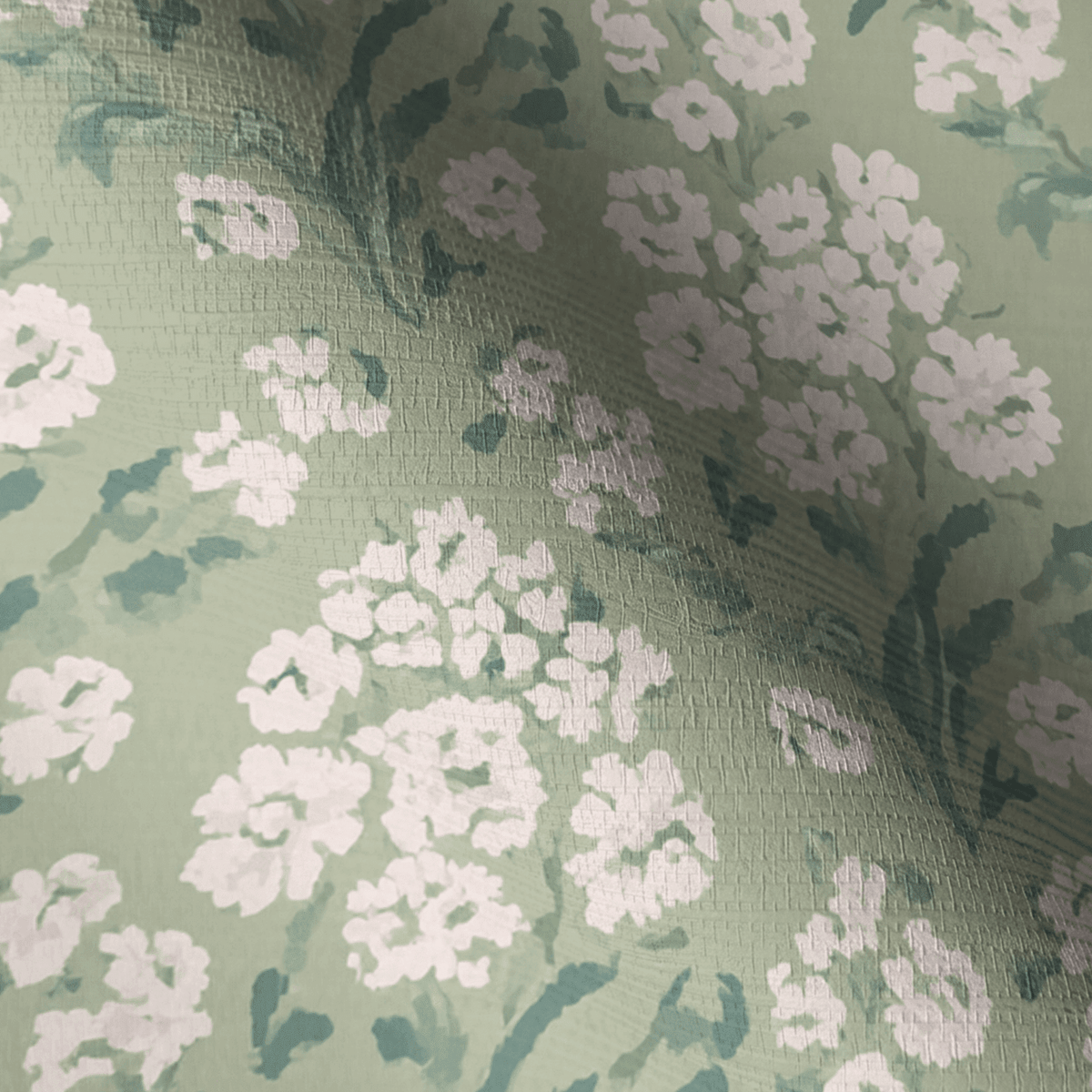 Linen Bloom Faux Grasscloth Wallpaper - Benton Lane Home - Lemon Park