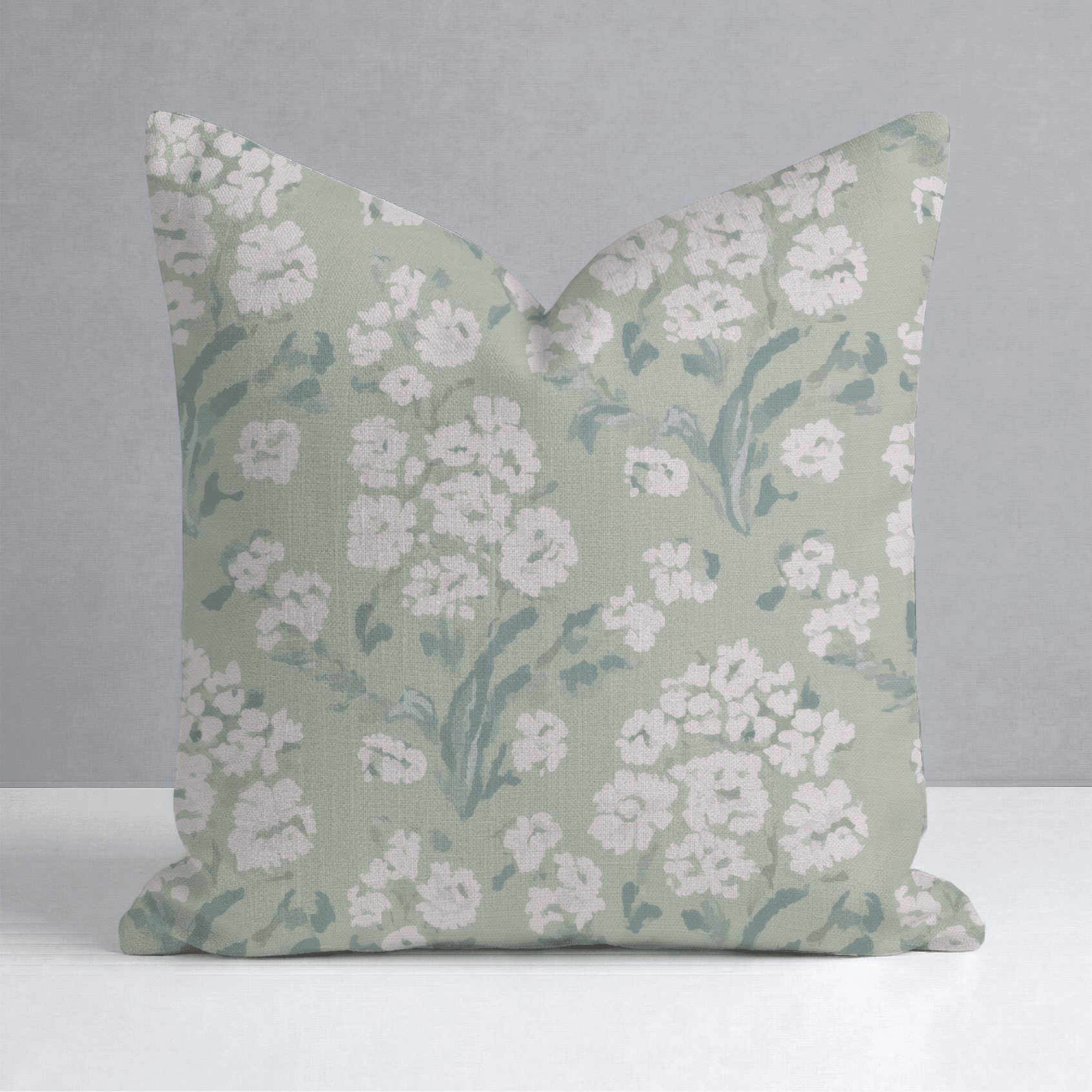 Linen Bloom Throw Pillow - Benton Lane Home - Lemon Park
