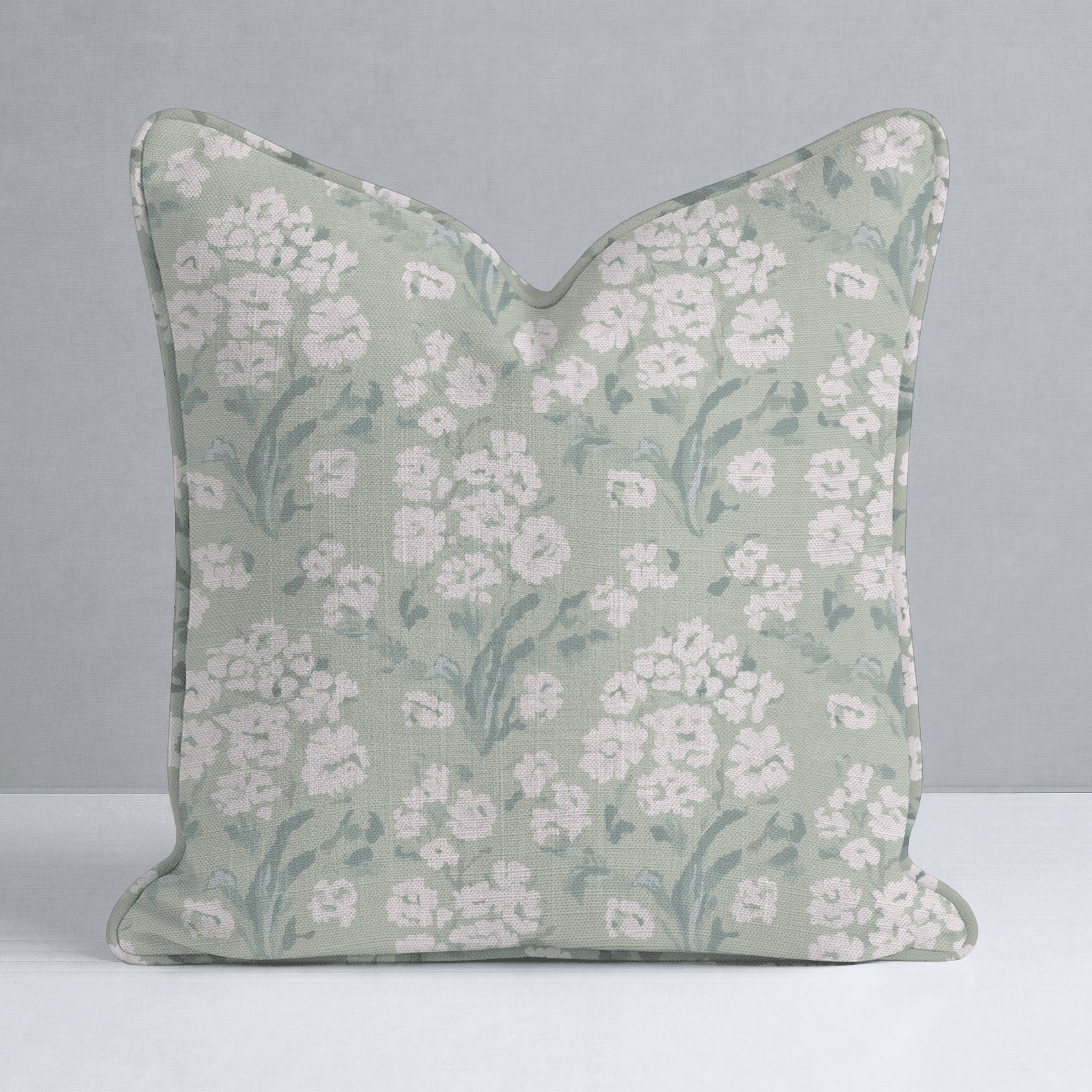 Linen Bloom Throw Pillow - Benton Lane Home - Lemon Park