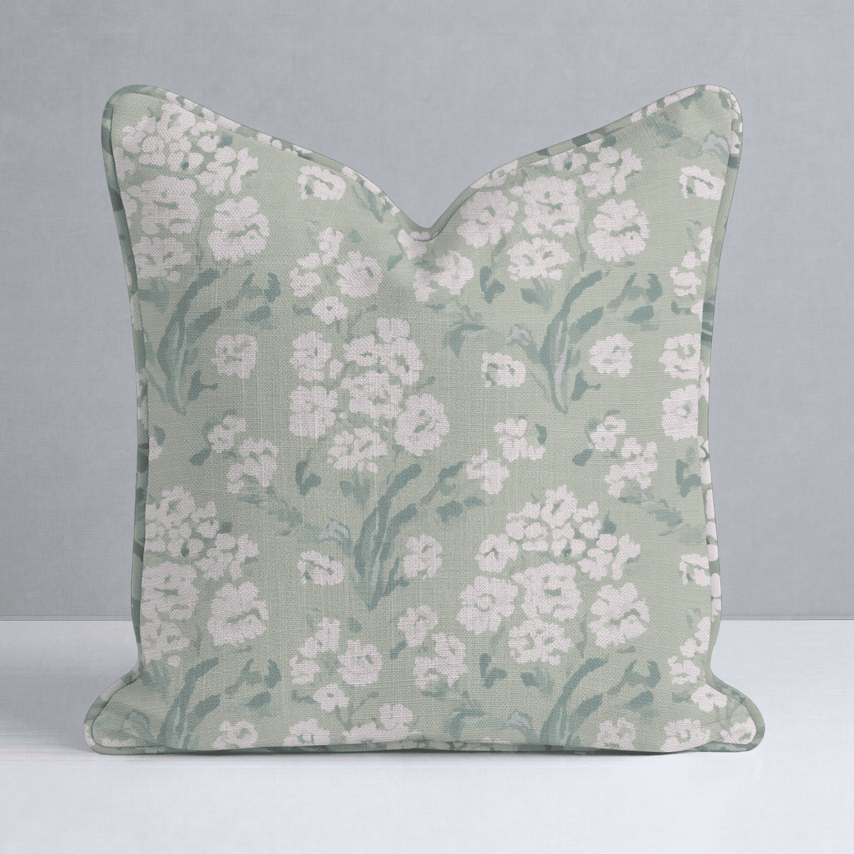 Linen Bloom Throw Pillow - Benton Lane Home - Lemon Park