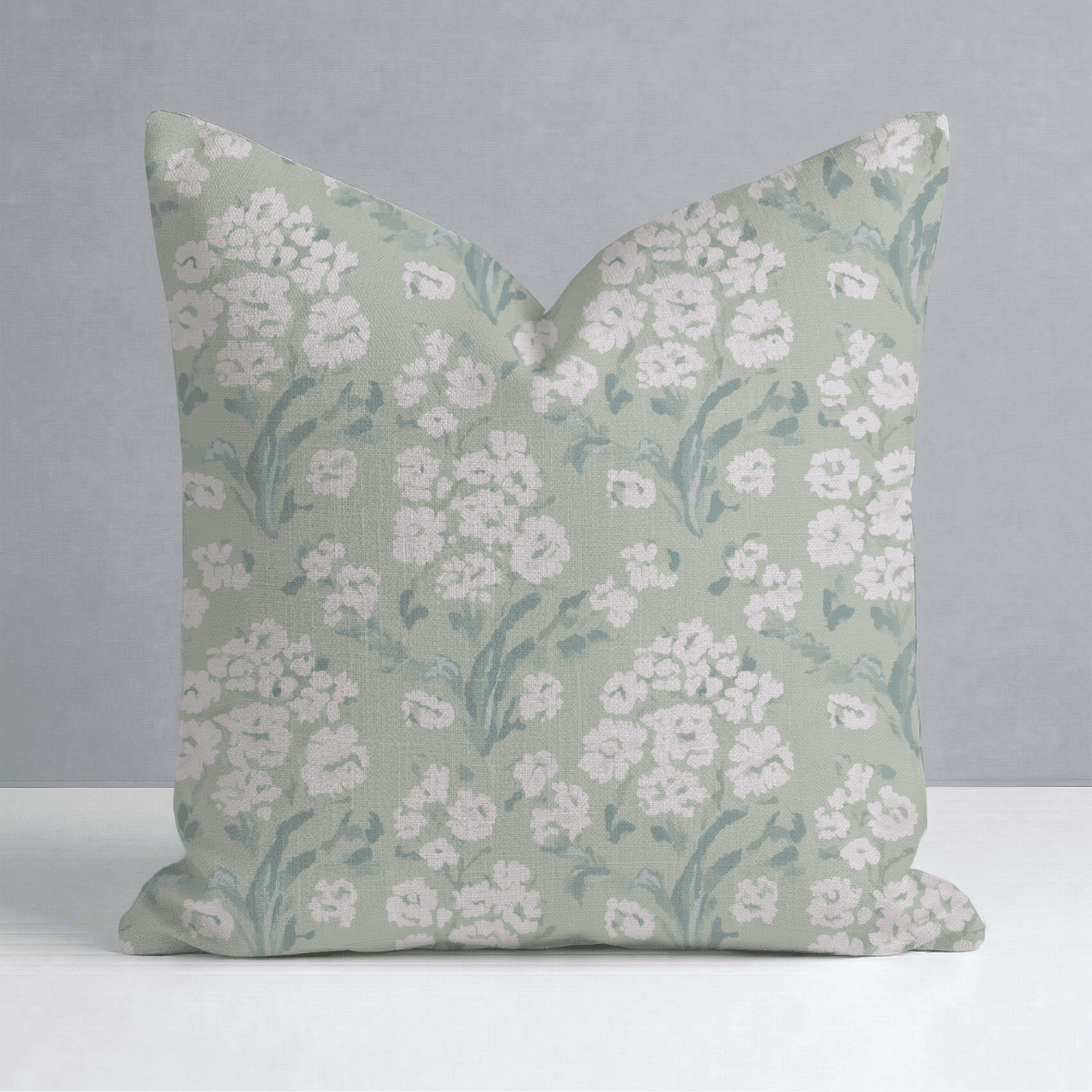 Linen Bloom Throw Pillow - Benton Lane Home - Lemon Park