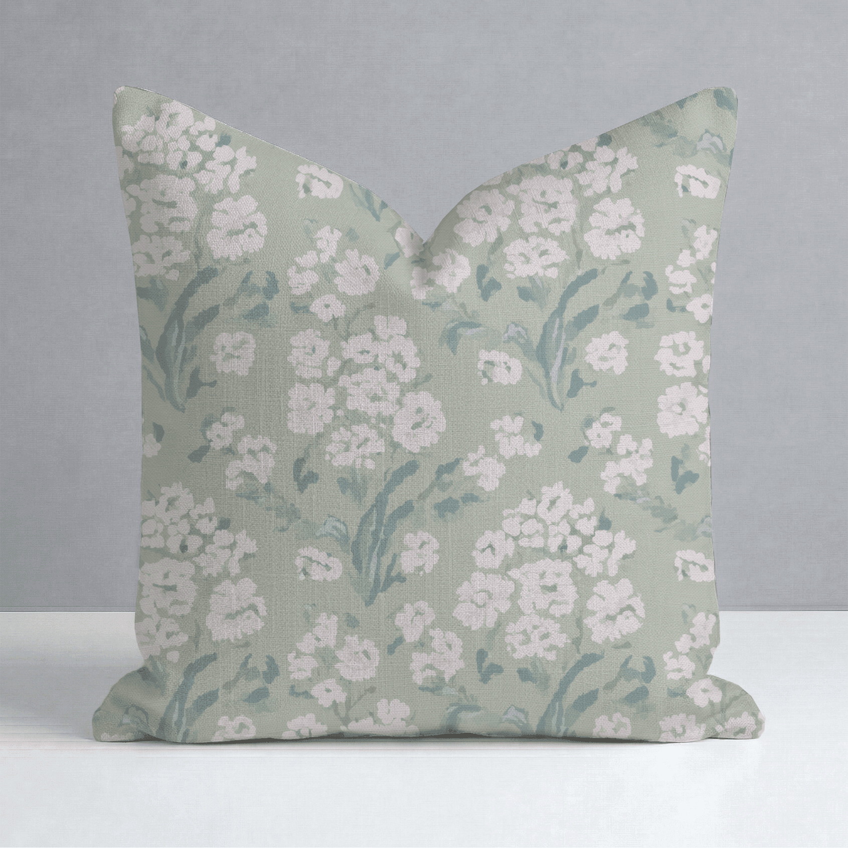 Linen Bloom Throw Pillow - Benton Lane Home - Lemon Park