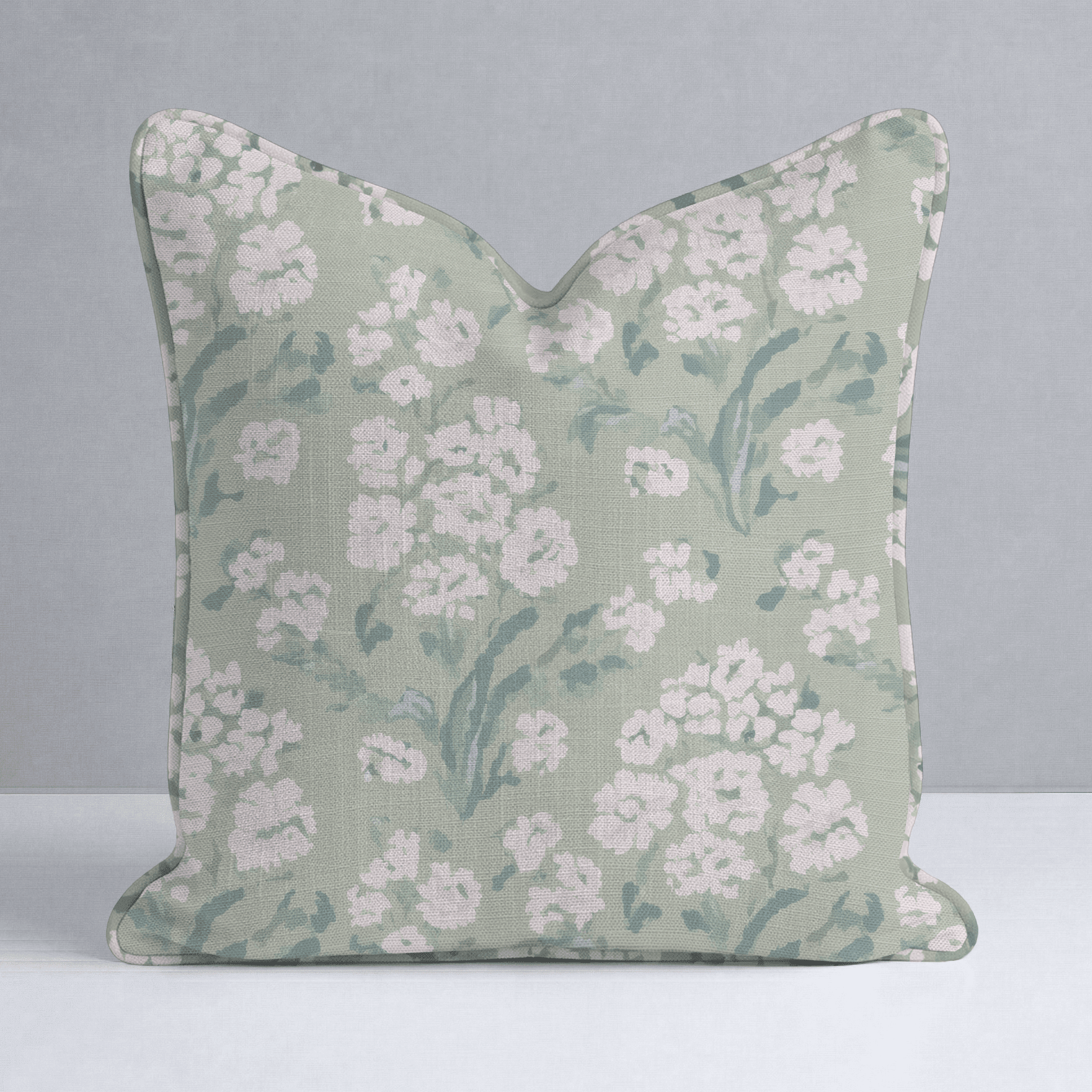 Linen Bloom Throw Pillow - Benton Lane Home - Lemon Park