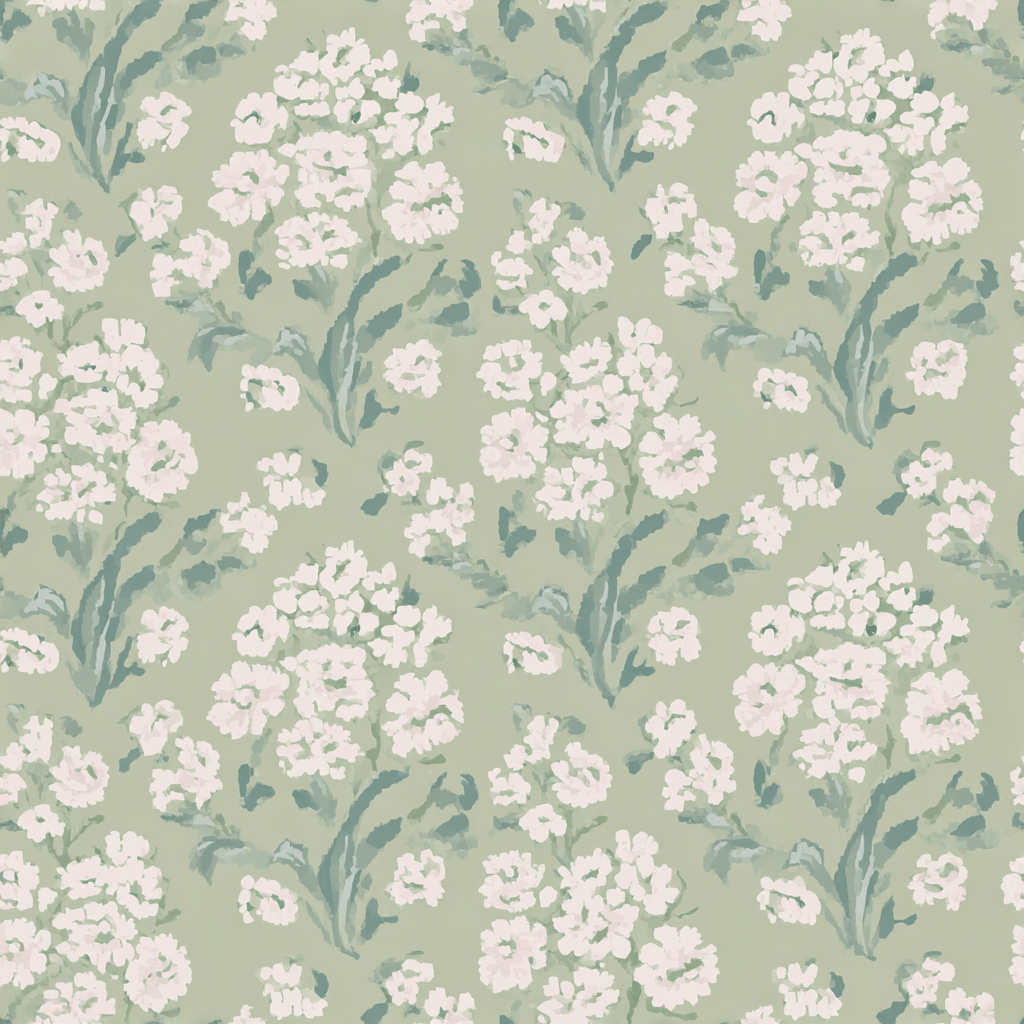 Linen Bloom Wallpaper - Benton Lane Home - Lemon Park