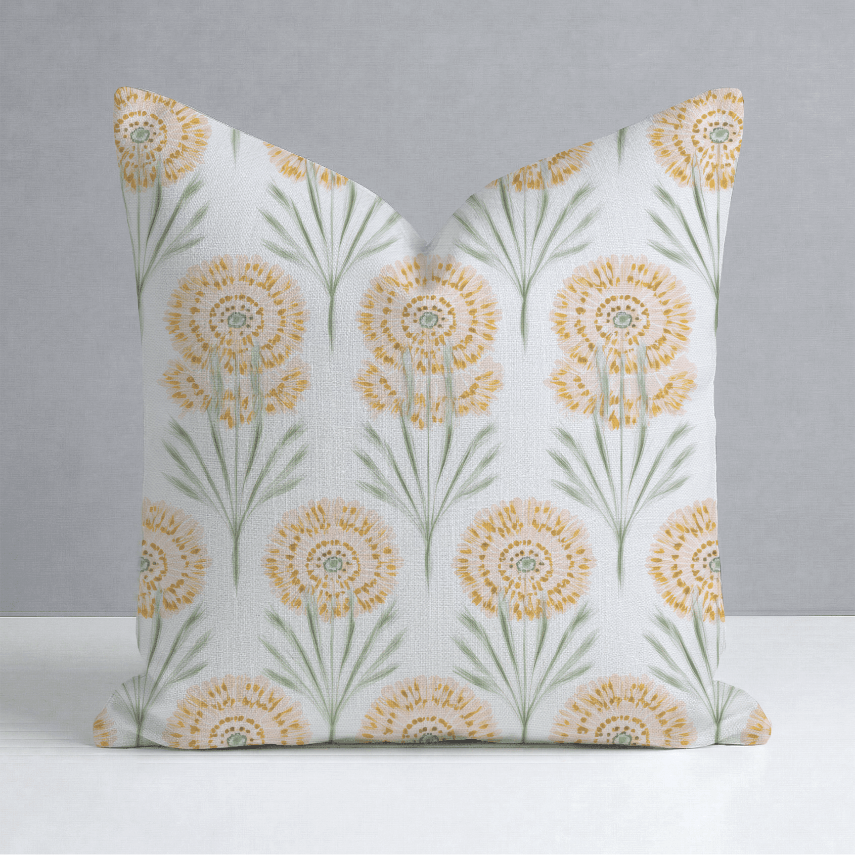 Linen Gold Throw Pillow - Benton Lane Home - Lemon Park