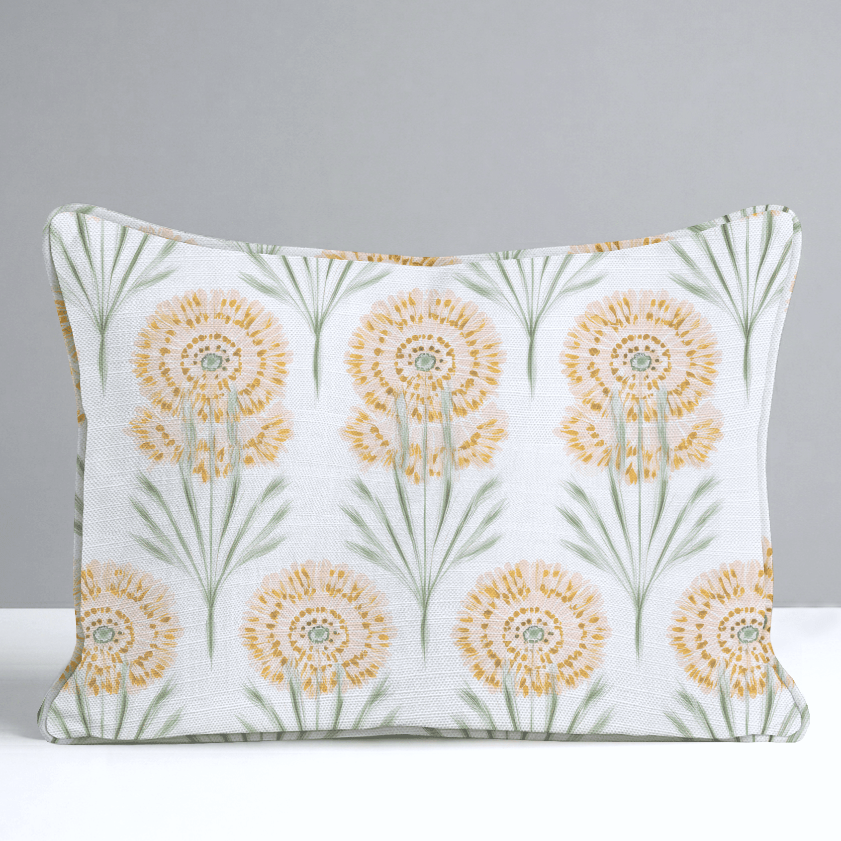 Linen Gold Throw Pillow - Benton Lane Home - Lemon Park