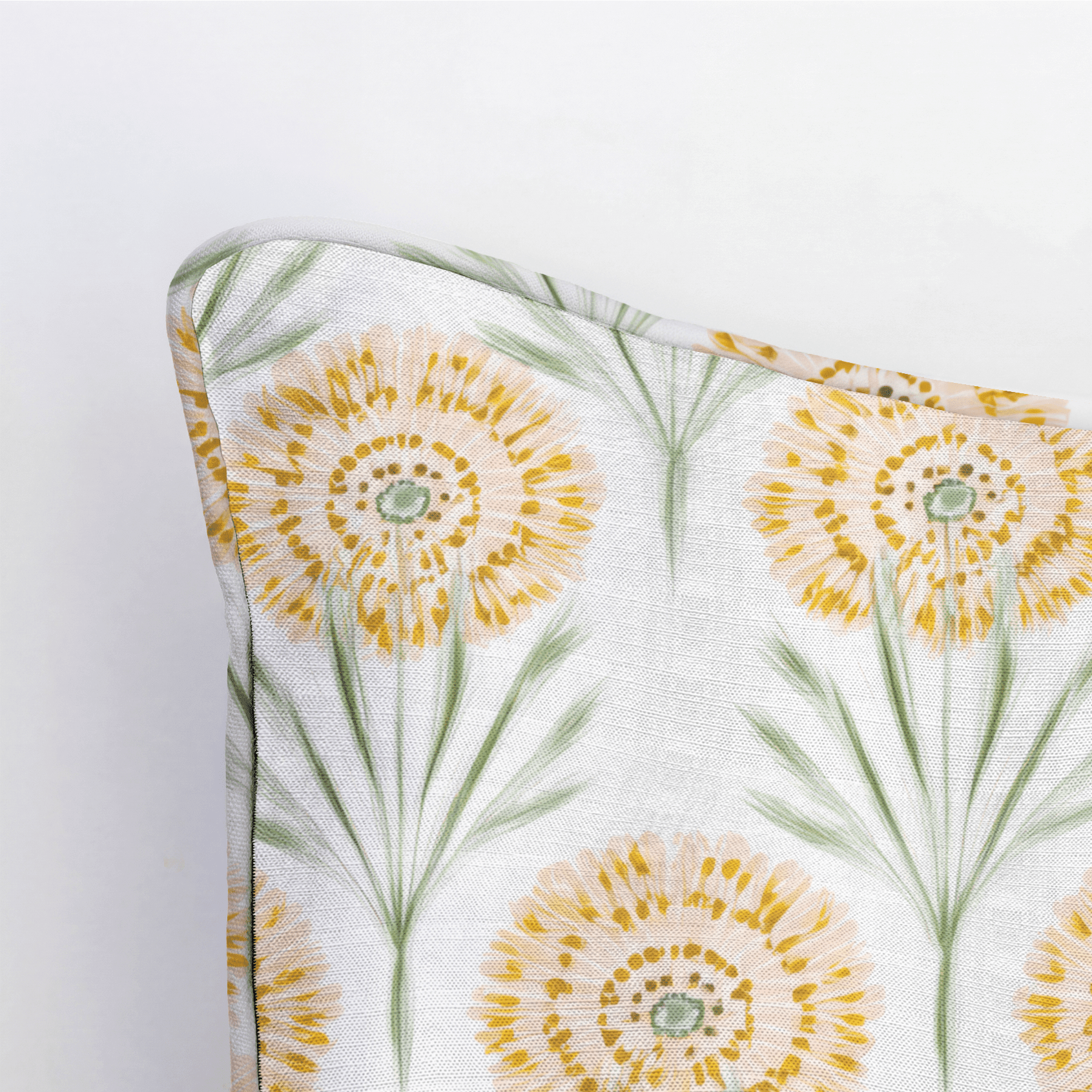 Linen Gold Throw Pillow - Benton Lane Home - Lemon Park