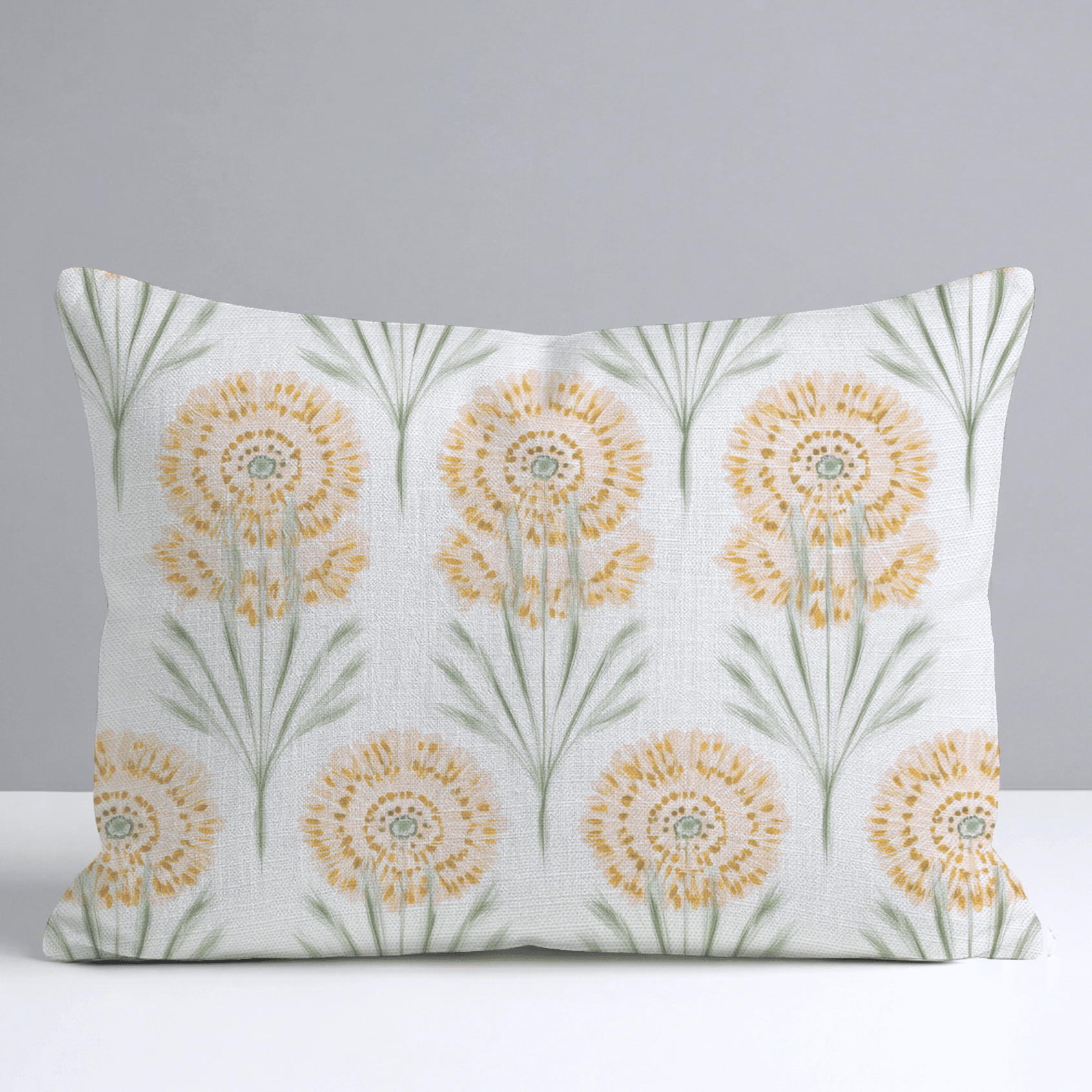 Linen Gold Throw Pillow - Benton Lane Home - Lemon Park