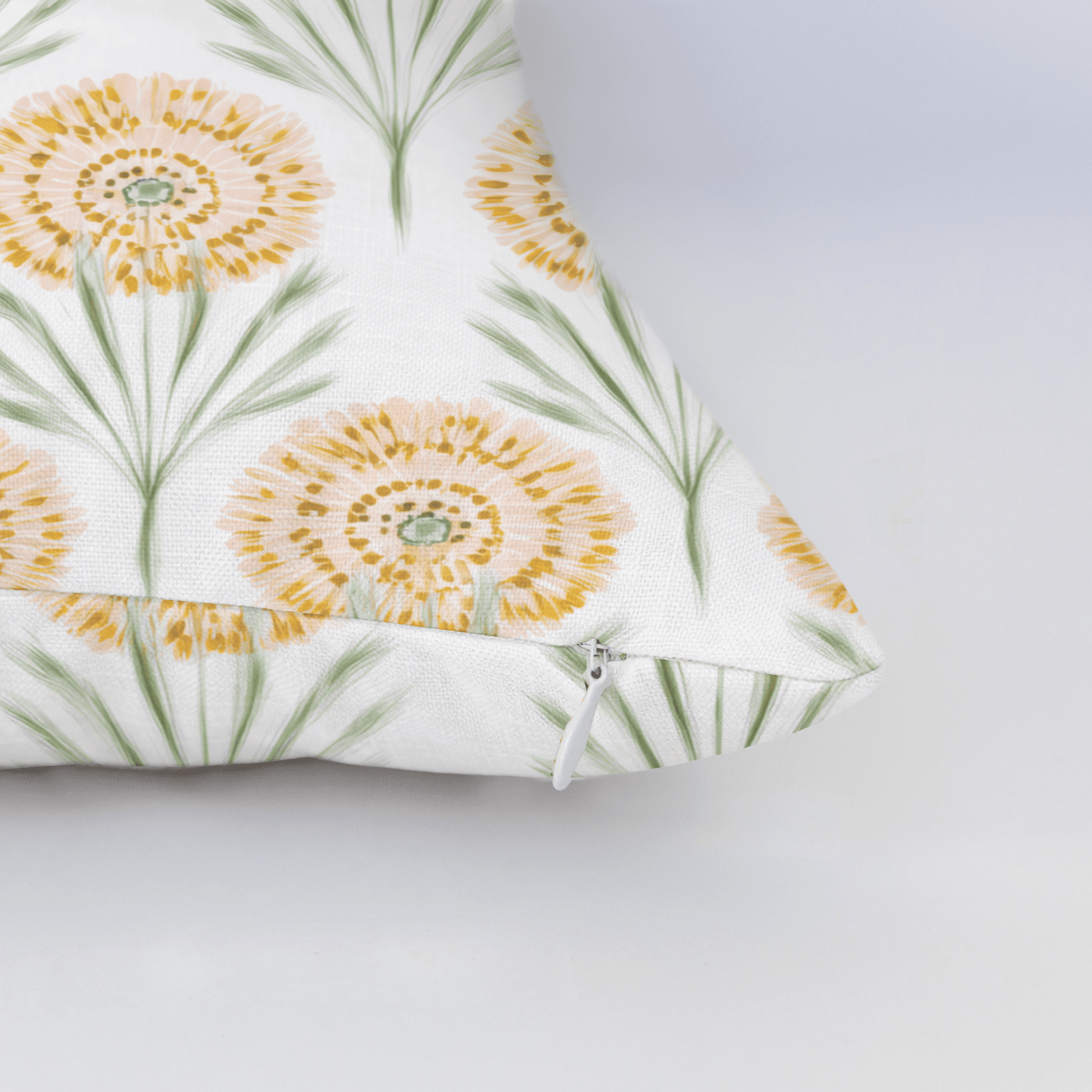 Linen Gold Throw Pillow - Benton Lane Home - Lemon Park