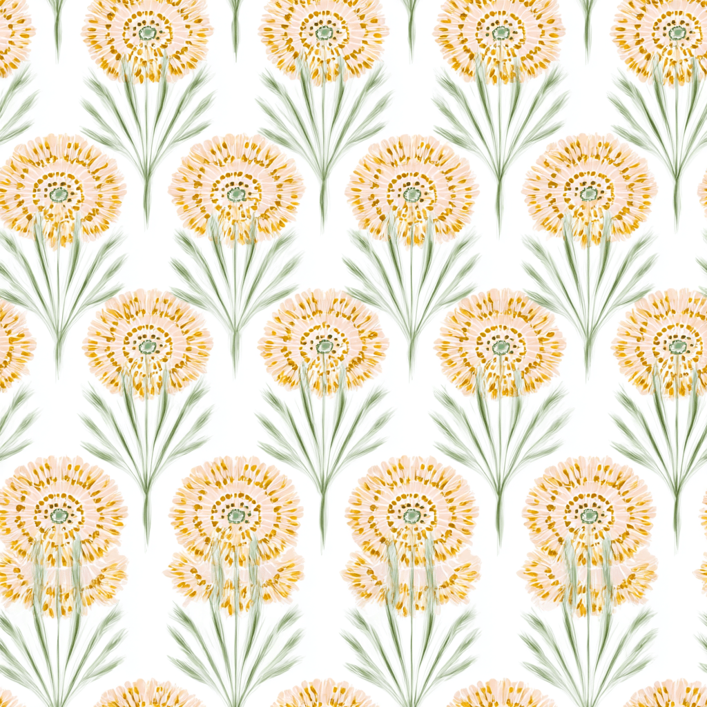 Linen Gold Wallpaper - Benton Lane Home - Lemon Park