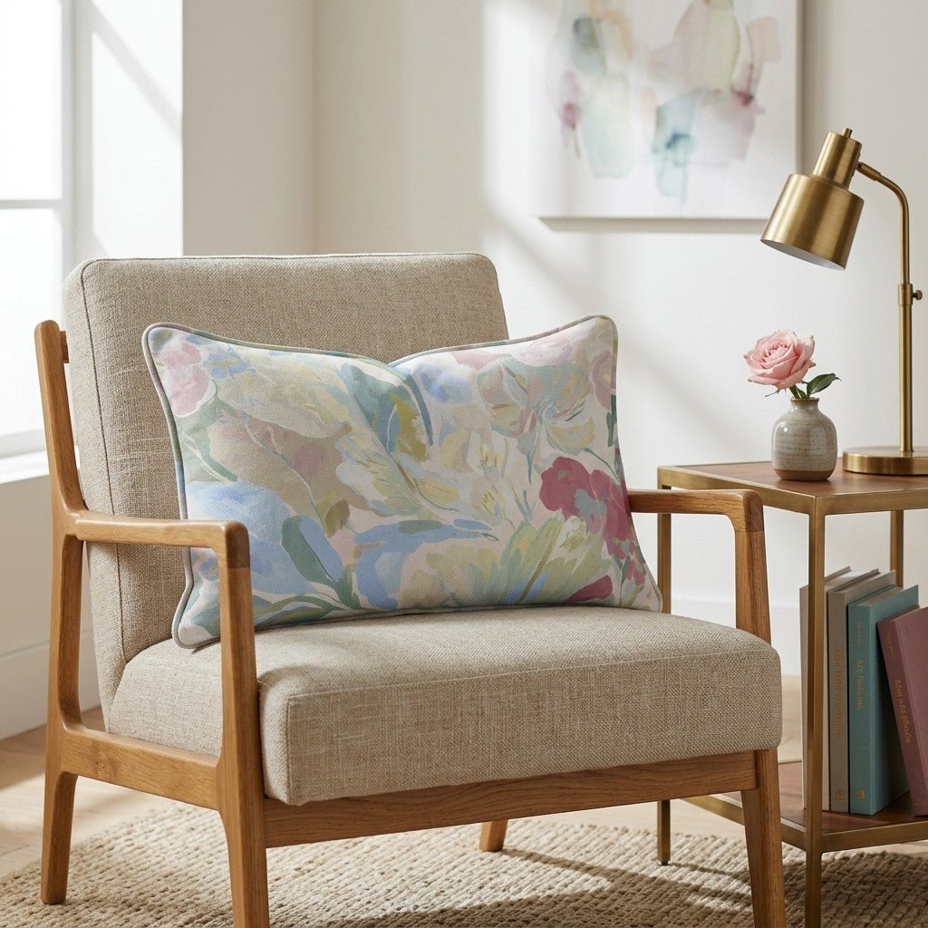Linen Lullaby Throw Pillow - Hillcroft Home