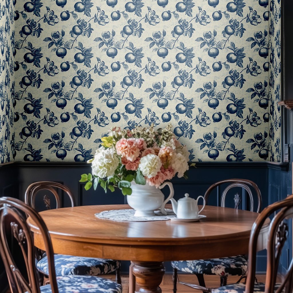 Linen Orchard Wallpaper - Benton Lane Home - Painted Paper