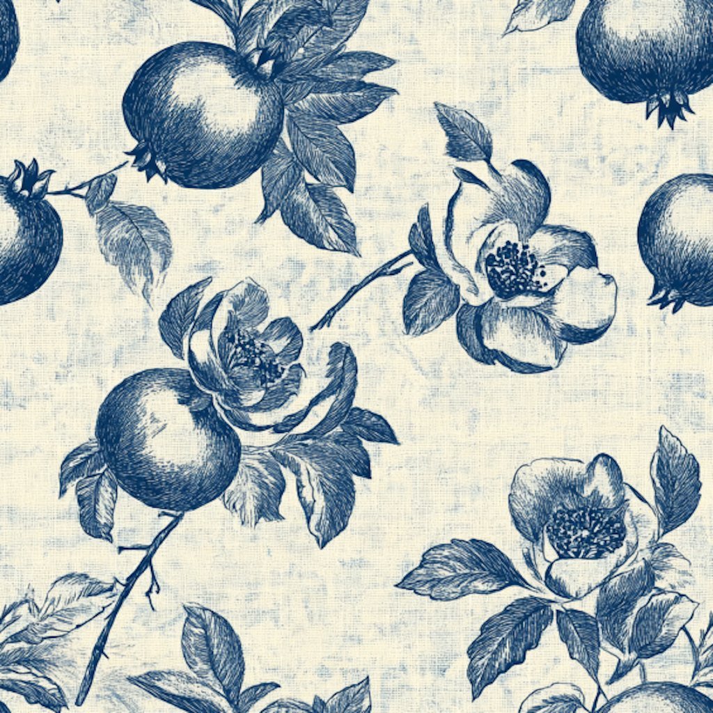 Linen Orchard Wallpaper - Benton Lane Home - Painted Paper