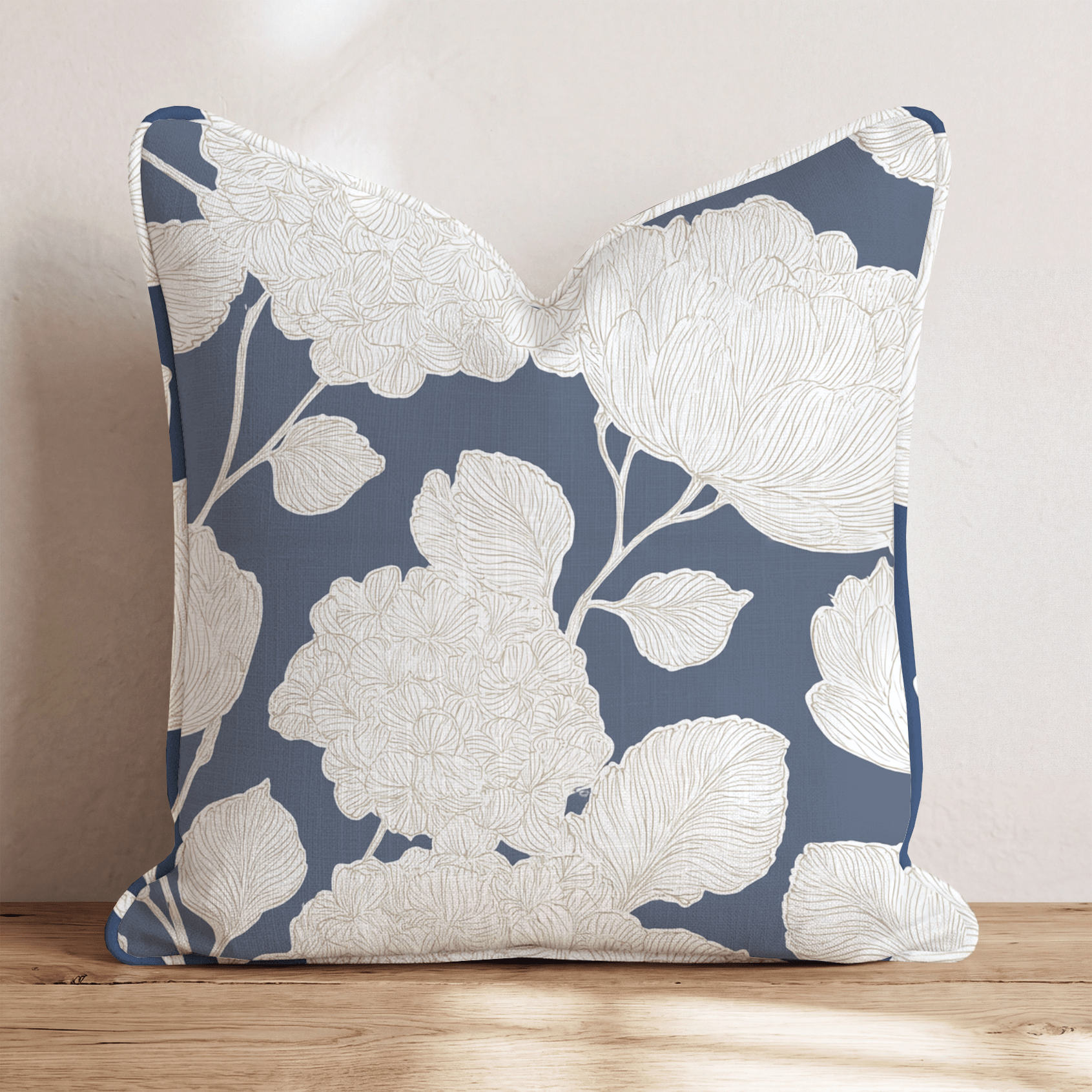 Linen Sketch Throw Pillow - Benton Lane Home - Hillcroft Home