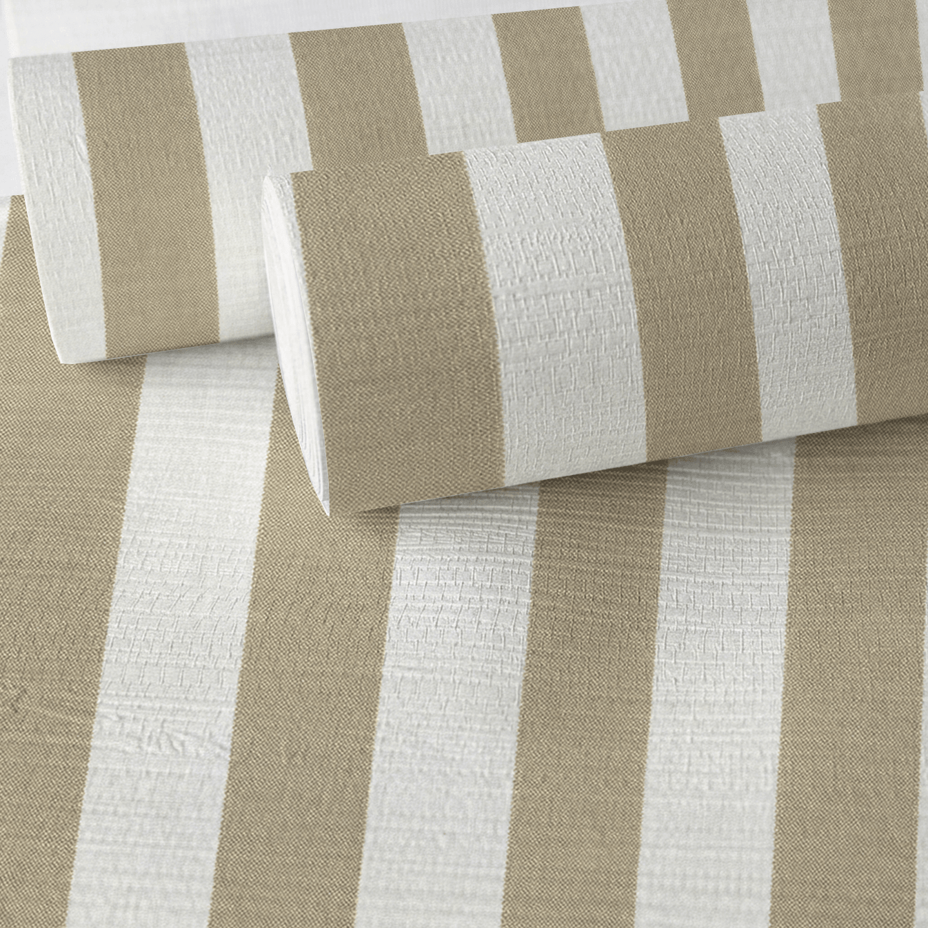 Linen Stripes Faux Grasscloth Wallpaper - Painted Paper