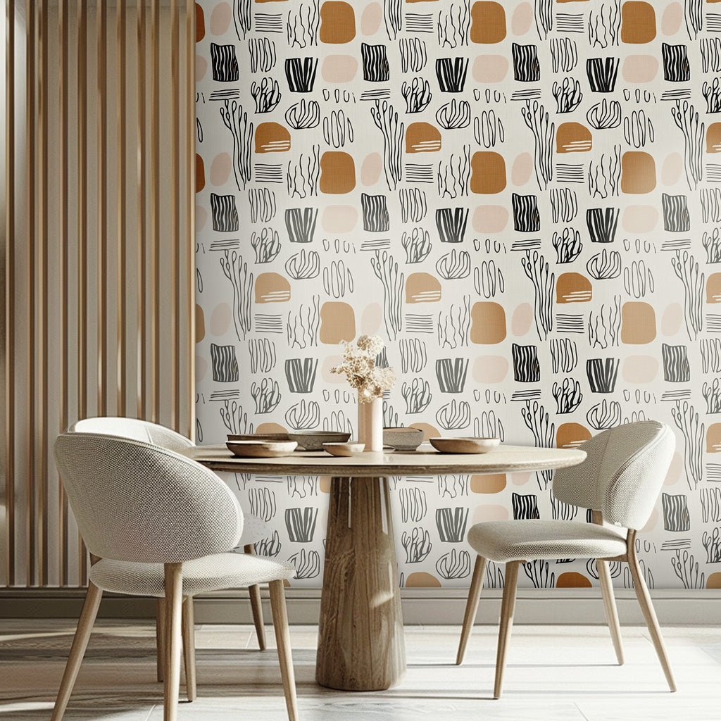 Liora Wallpaper - Benton Lane Home - Painted Paper