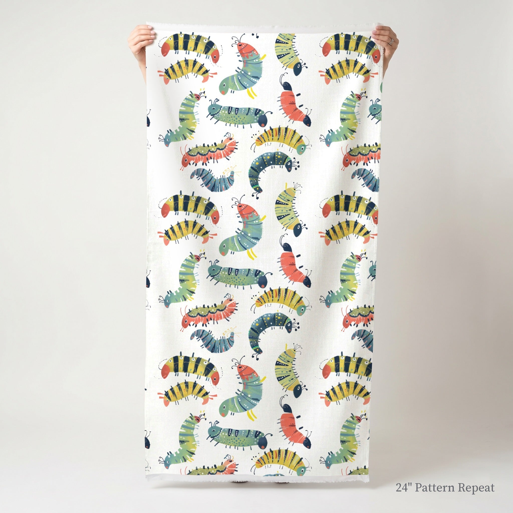 Little Caterpillar - Fabric - Lemon Park