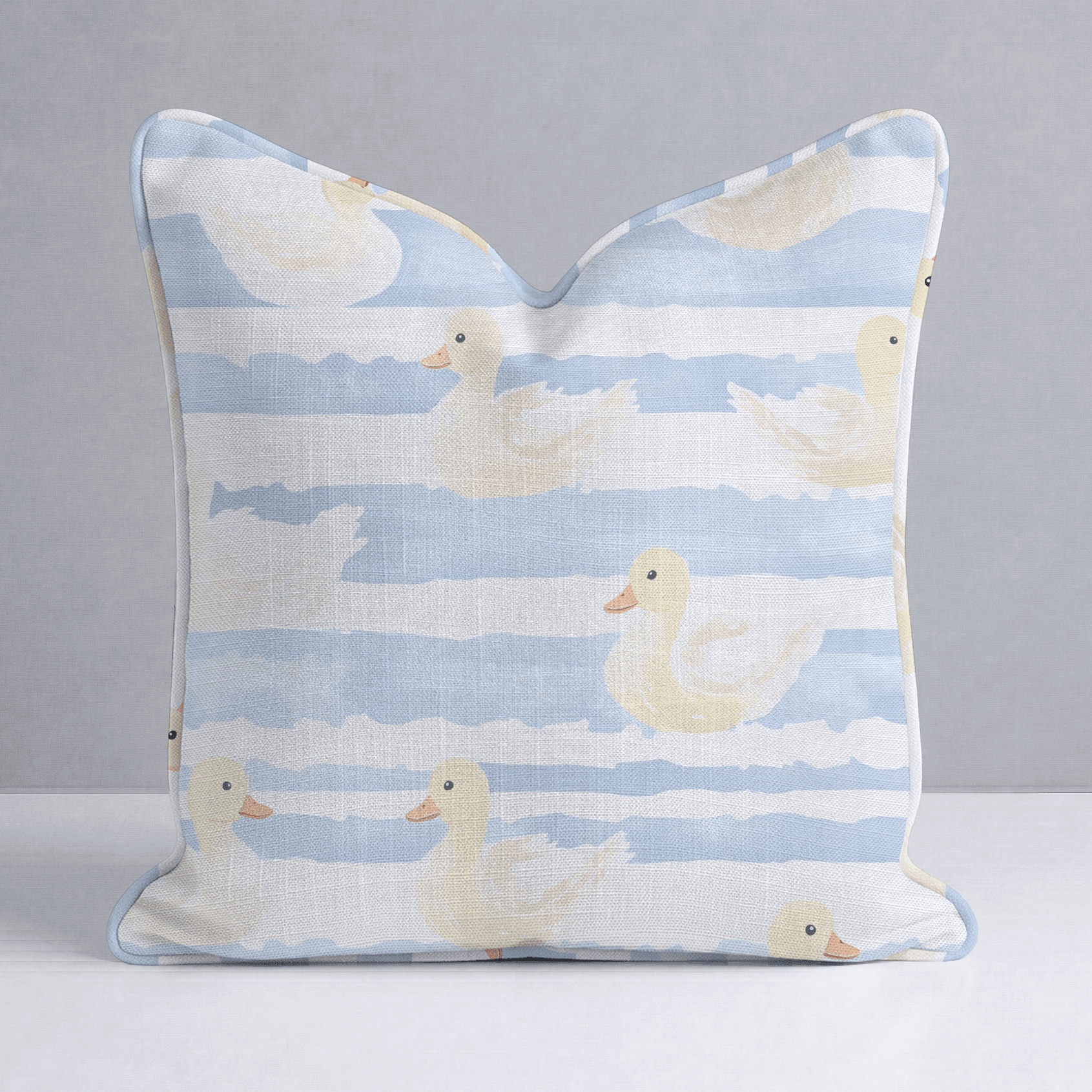 Little Ducklings Throw Pillow - Benton Lane Home - Lemon Park