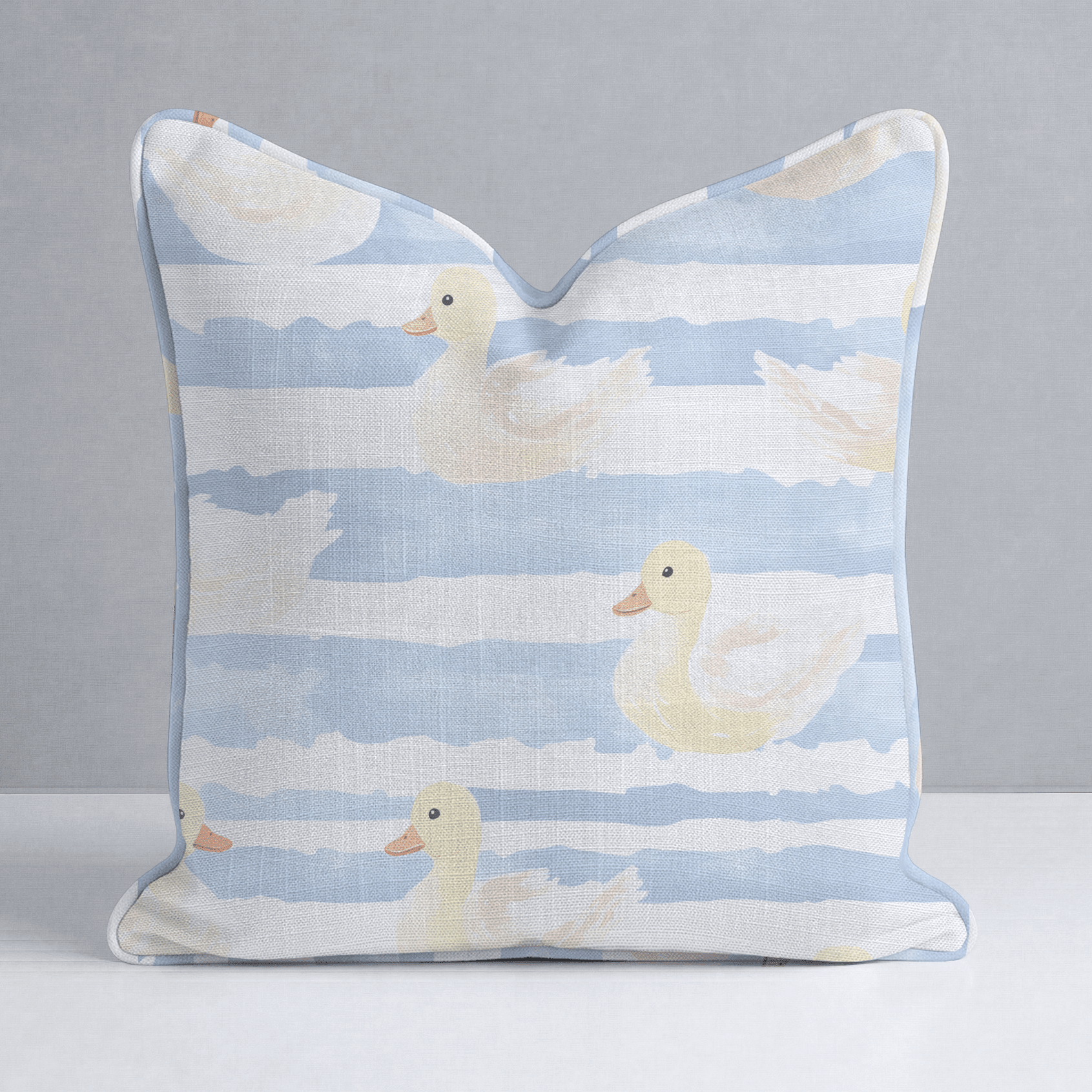 Little Ducklings Throw Pillow - Benton Lane Home - Lemon Park