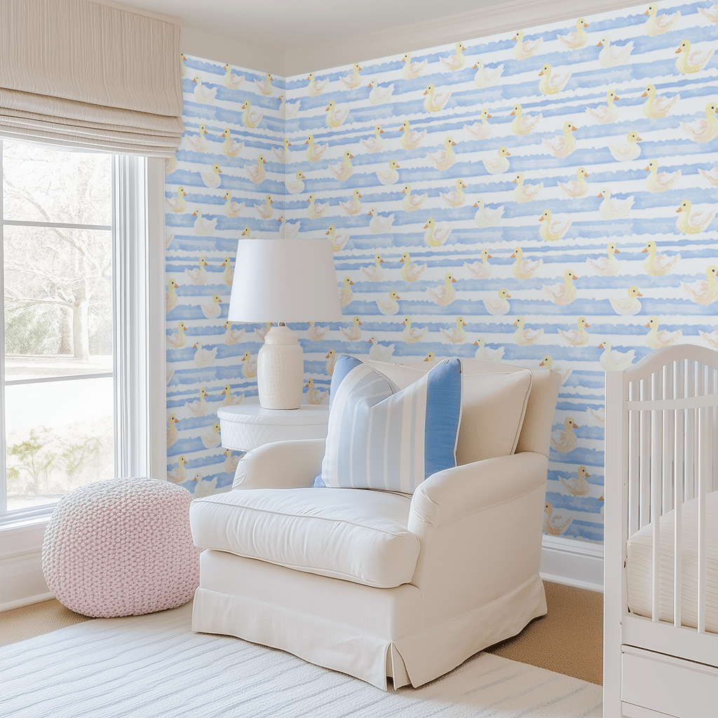 Little Ducklings Wallpaper - Lemon Park