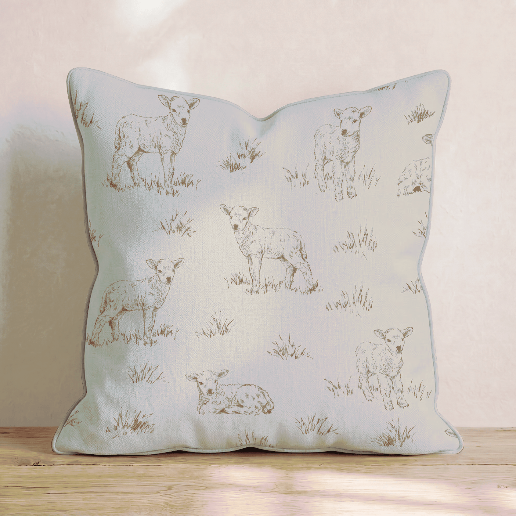 Little Lambs Throw Pillow - Benton Lane Home - Hillcroft Home