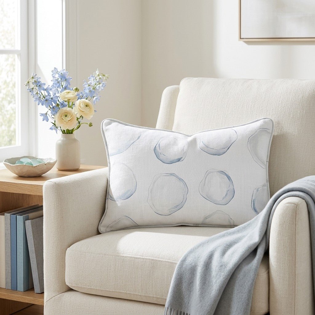Little Pearls Throw Pillow - Lemon Park
