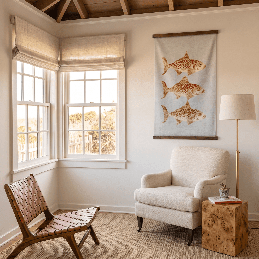 Little Pond - Tapestry - Benton Lane Home - Painted Paper