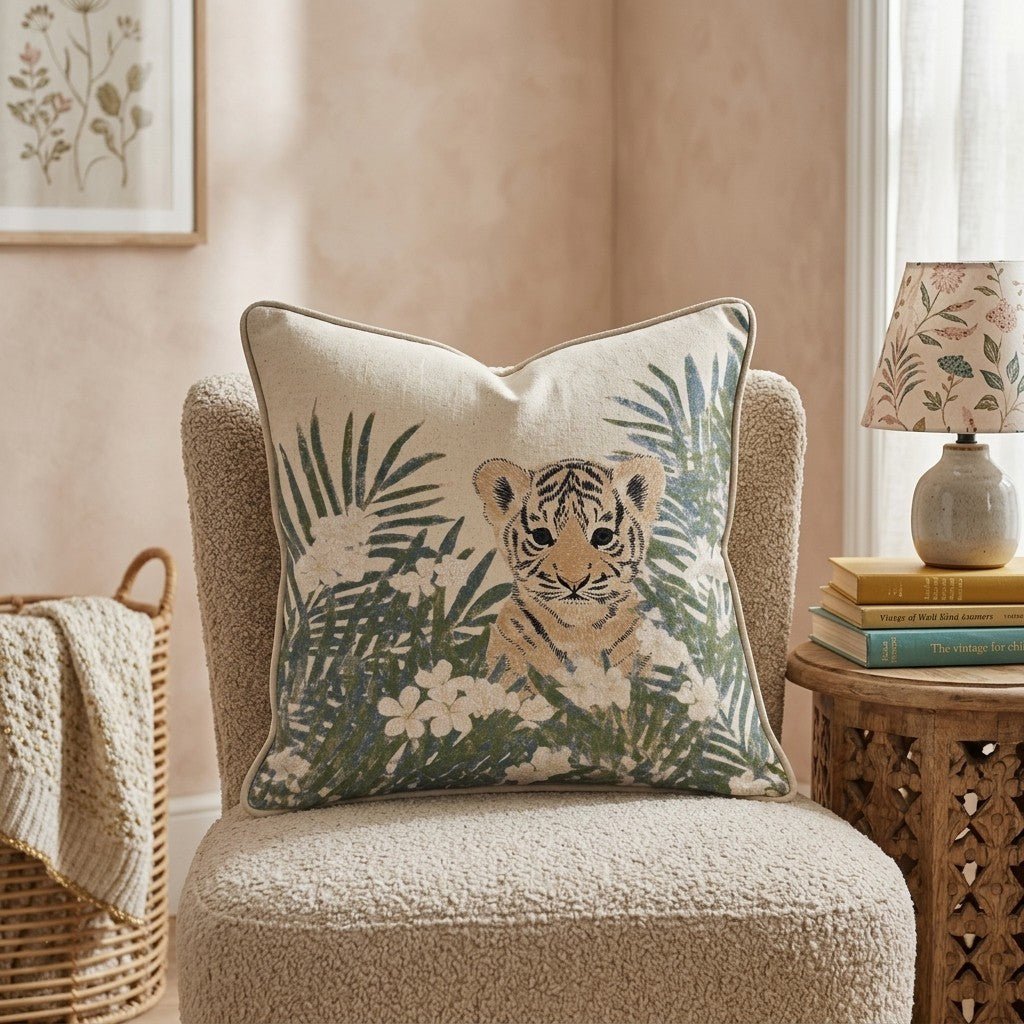 Little Tiger Throw Pillow - Benton Lane Home - Hillcroft Home
