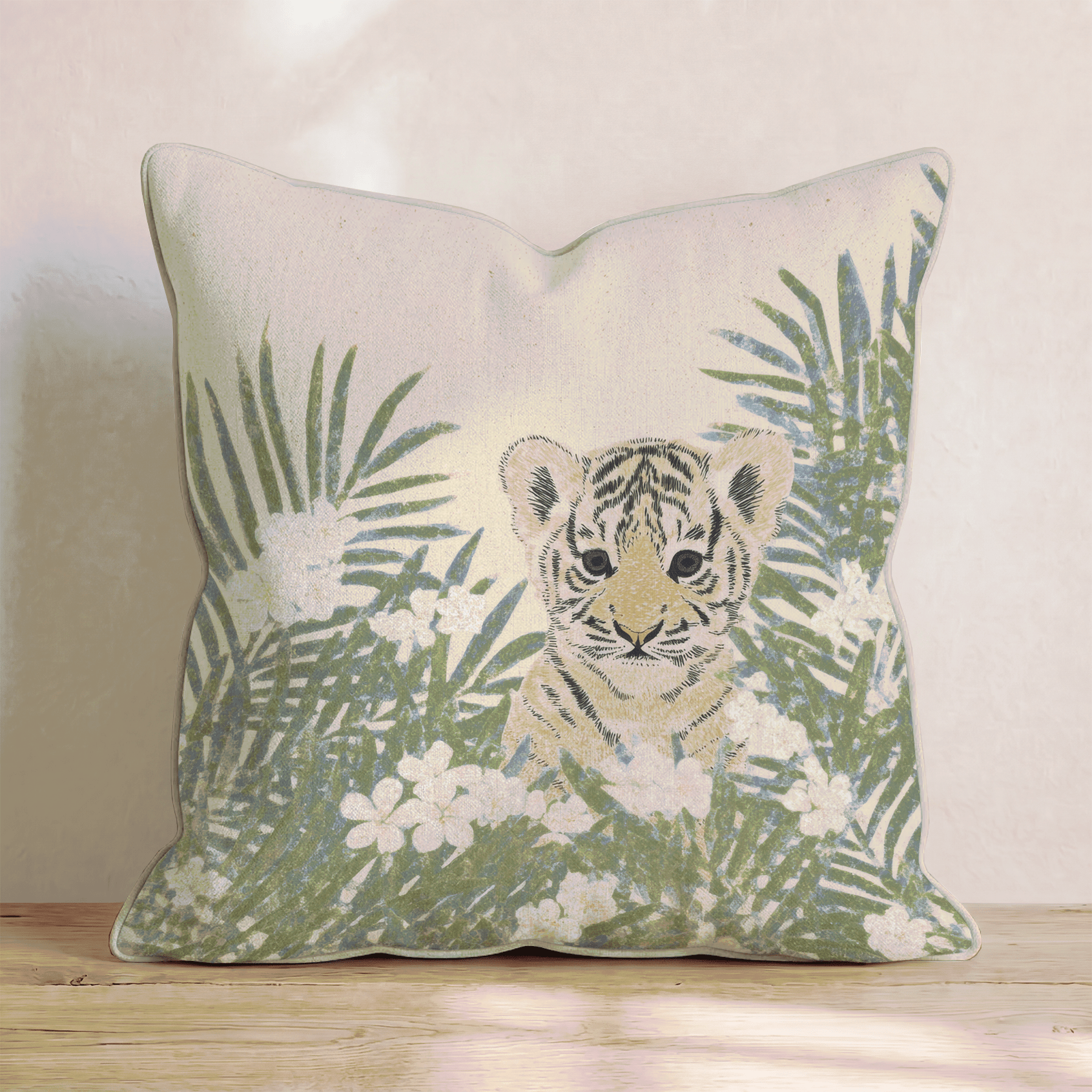 Little Tiger Throw Pillow - Benton Lane Home - Hillcroft Home