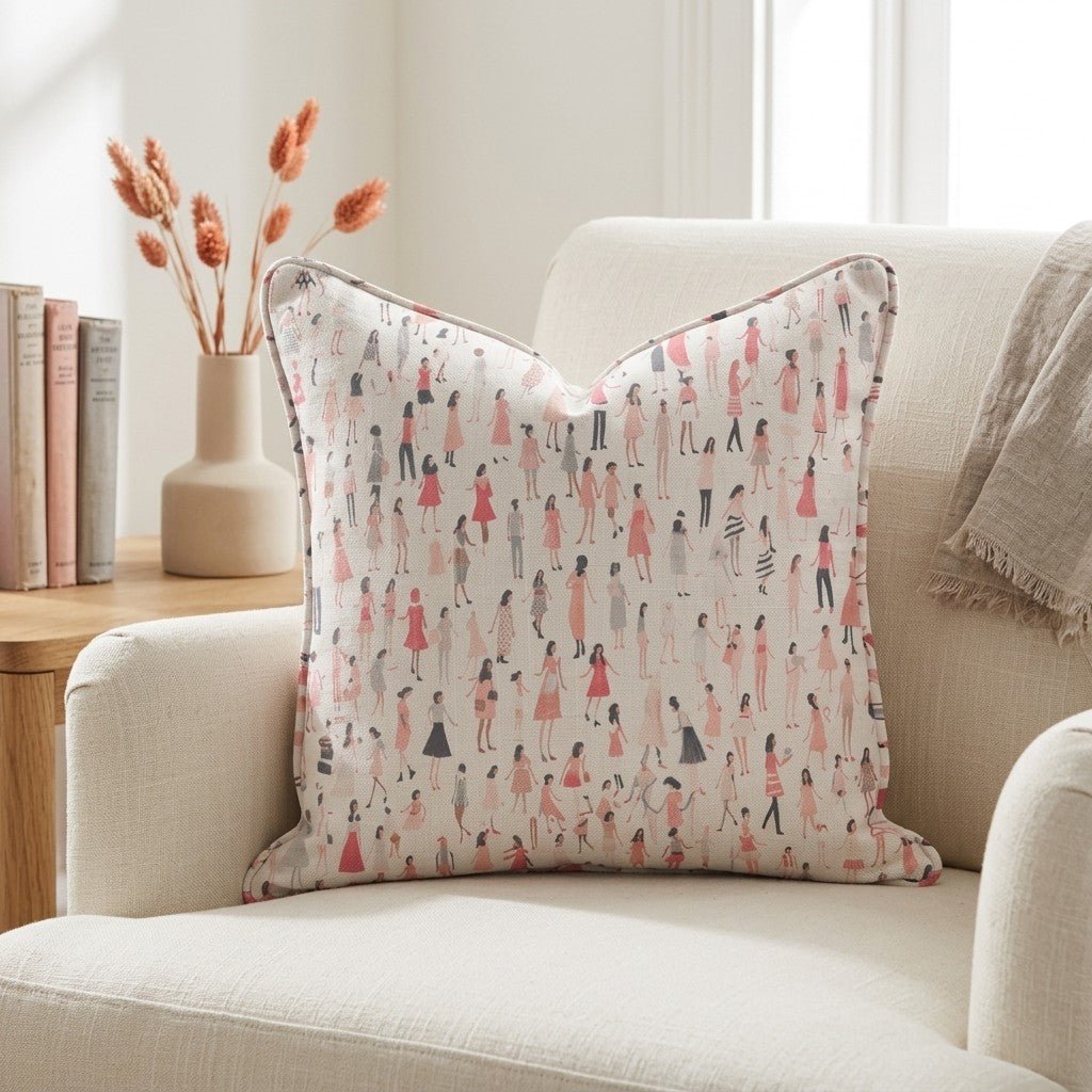 Little Women Throw Pillow - Benton Lane Home - Lemon Park