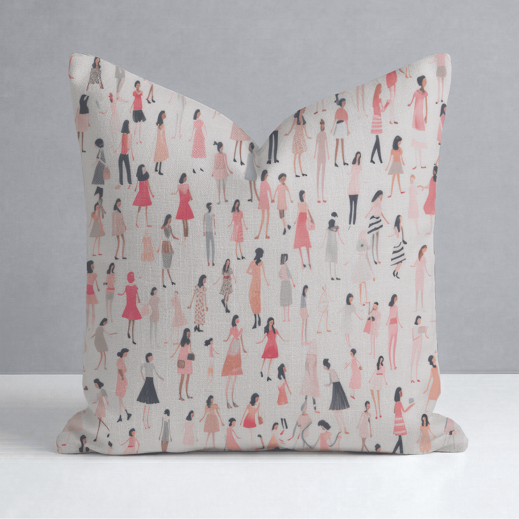 Little Women Throw Pillow - Benton Lane Home - Lemon Park