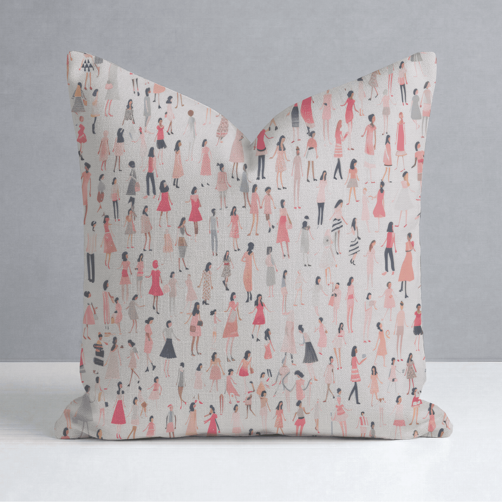 Little Women Throw Pillow - Benton Lane Home - Lemon Park