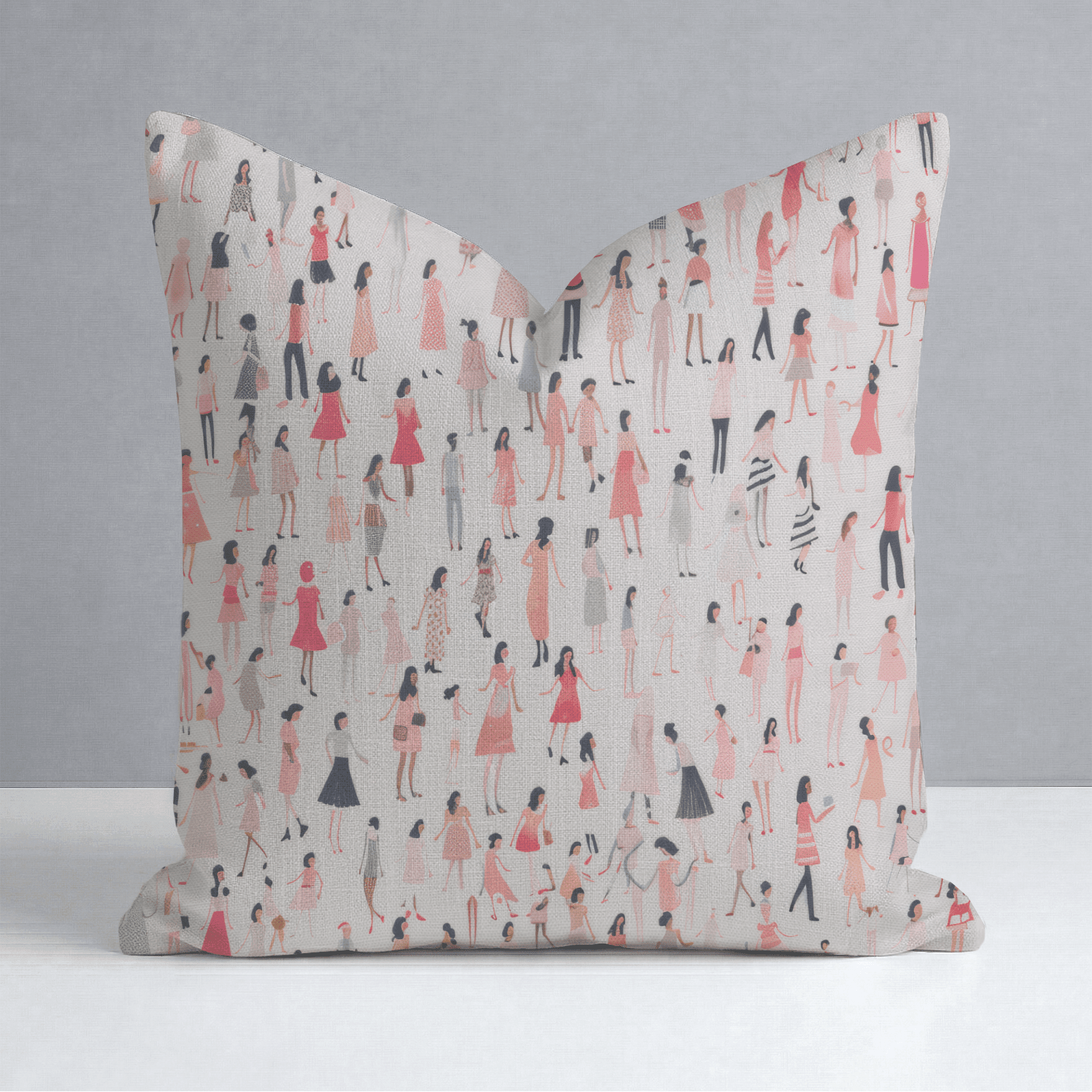 Little Women Throw Pillow - Benton Lane Home - Lemon Park