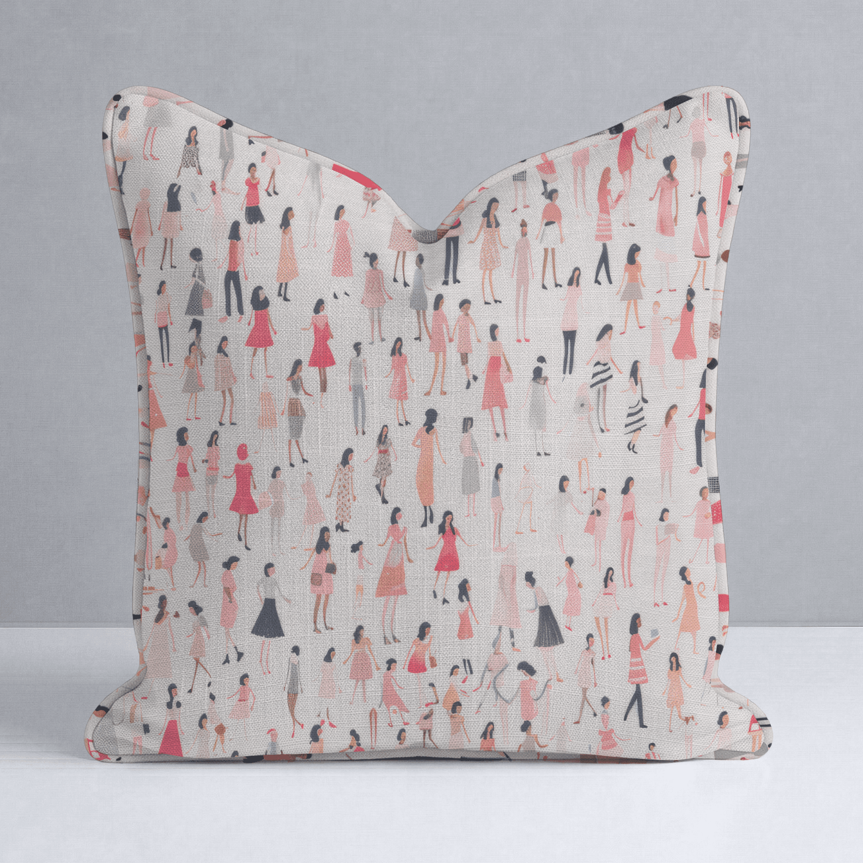 Little Women Throw Pillow - Benton Lane Home - Lemon Park