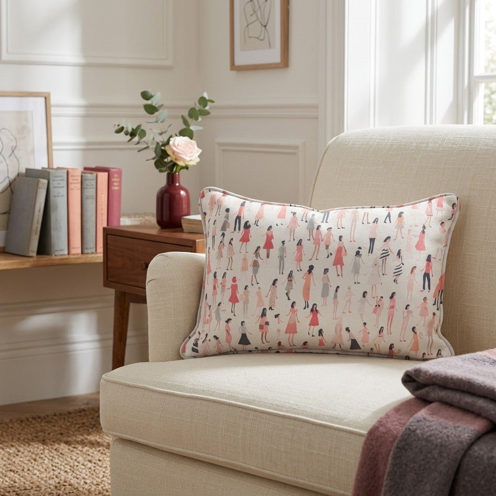 Little Women Throw Pillow - Benton Lane Home - Lemon Park