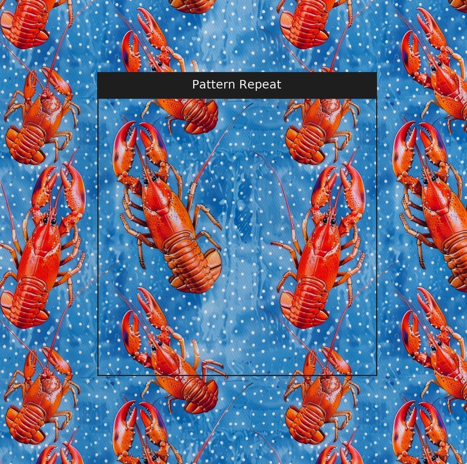 Lola's Lobster Soiree - Fabric - Benton Lane Home - Lemon Park