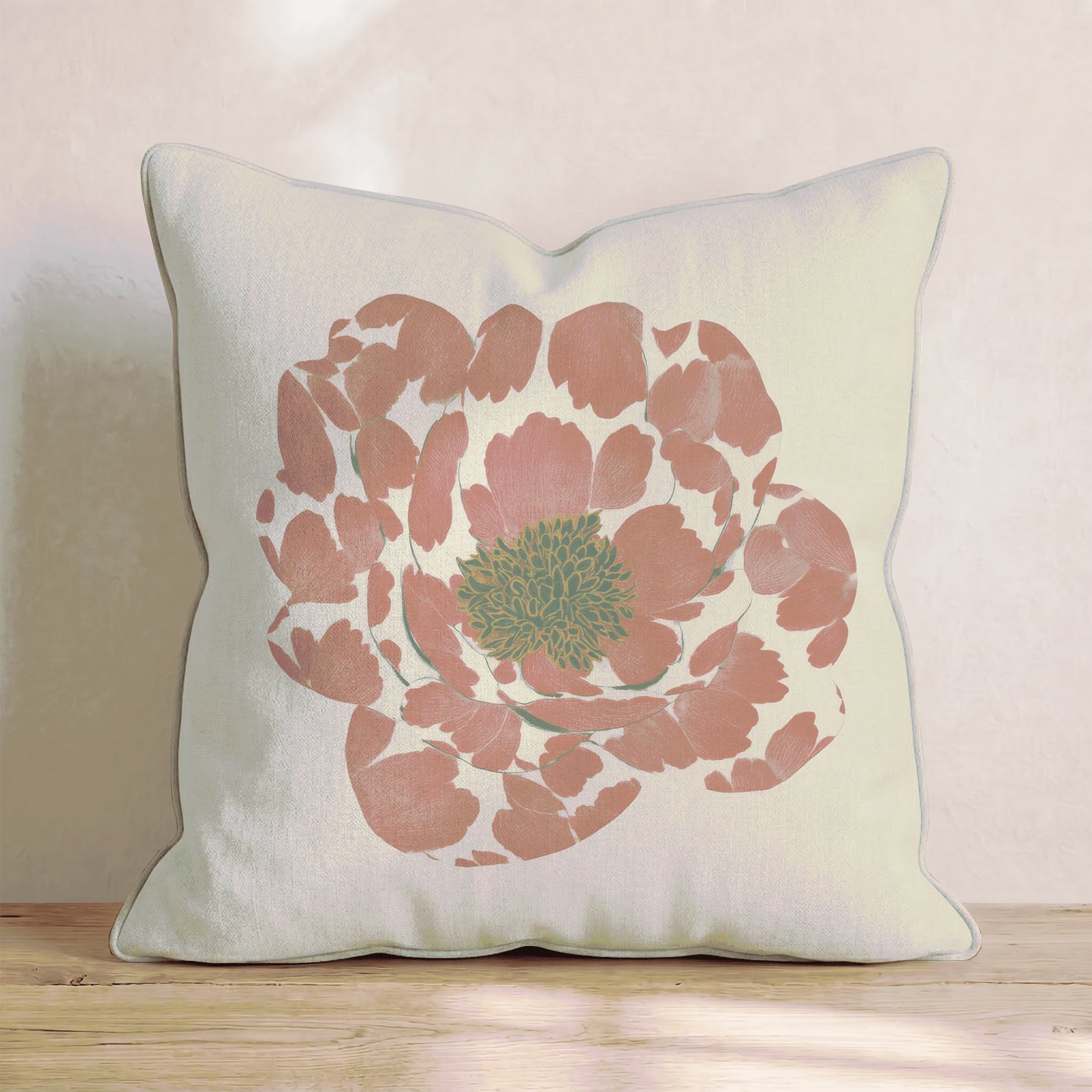 Lone Floral Throw Pillow - Benton Lane Home - Hillcroft Home