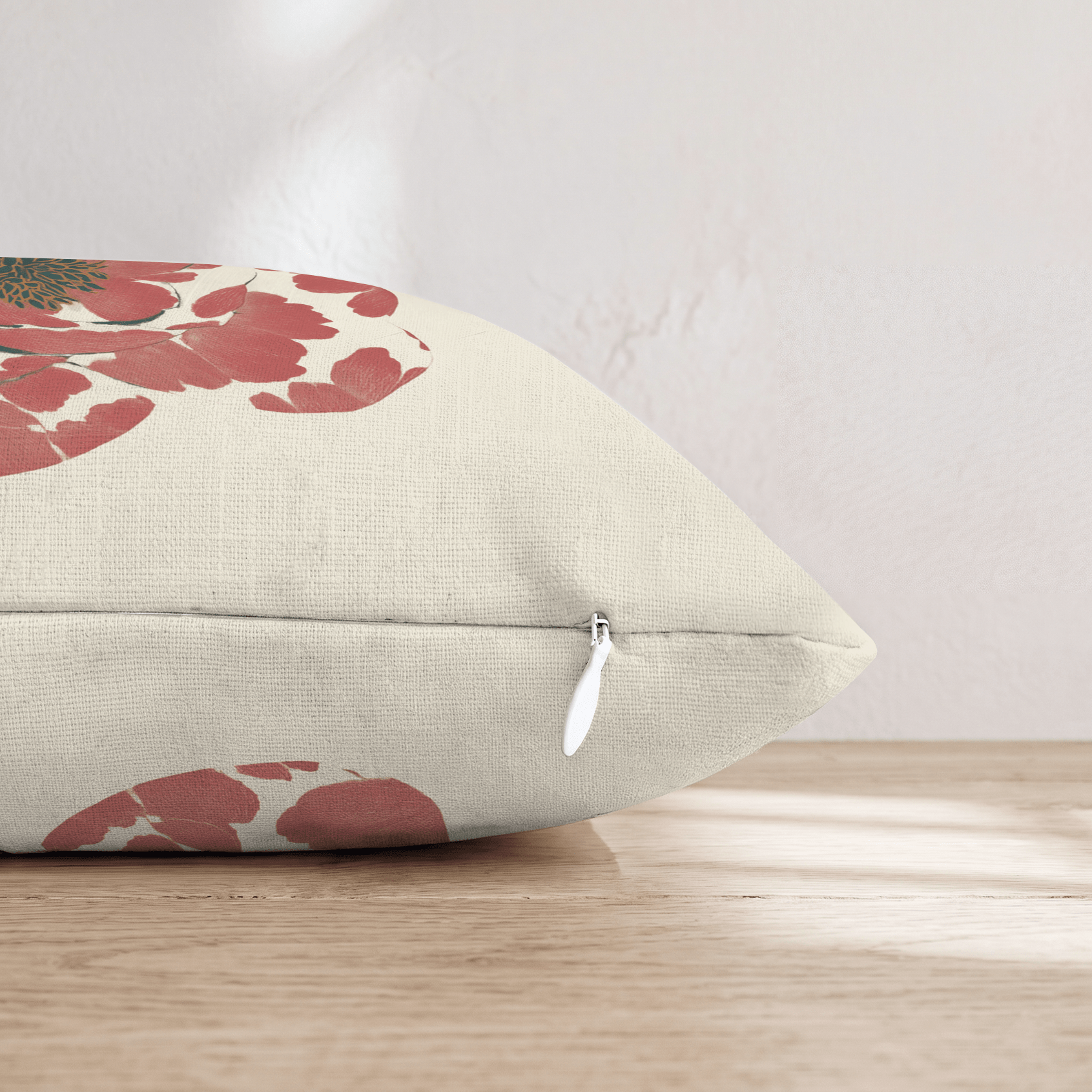 Lone Floral Throw Pillow - Hillcroft Home
