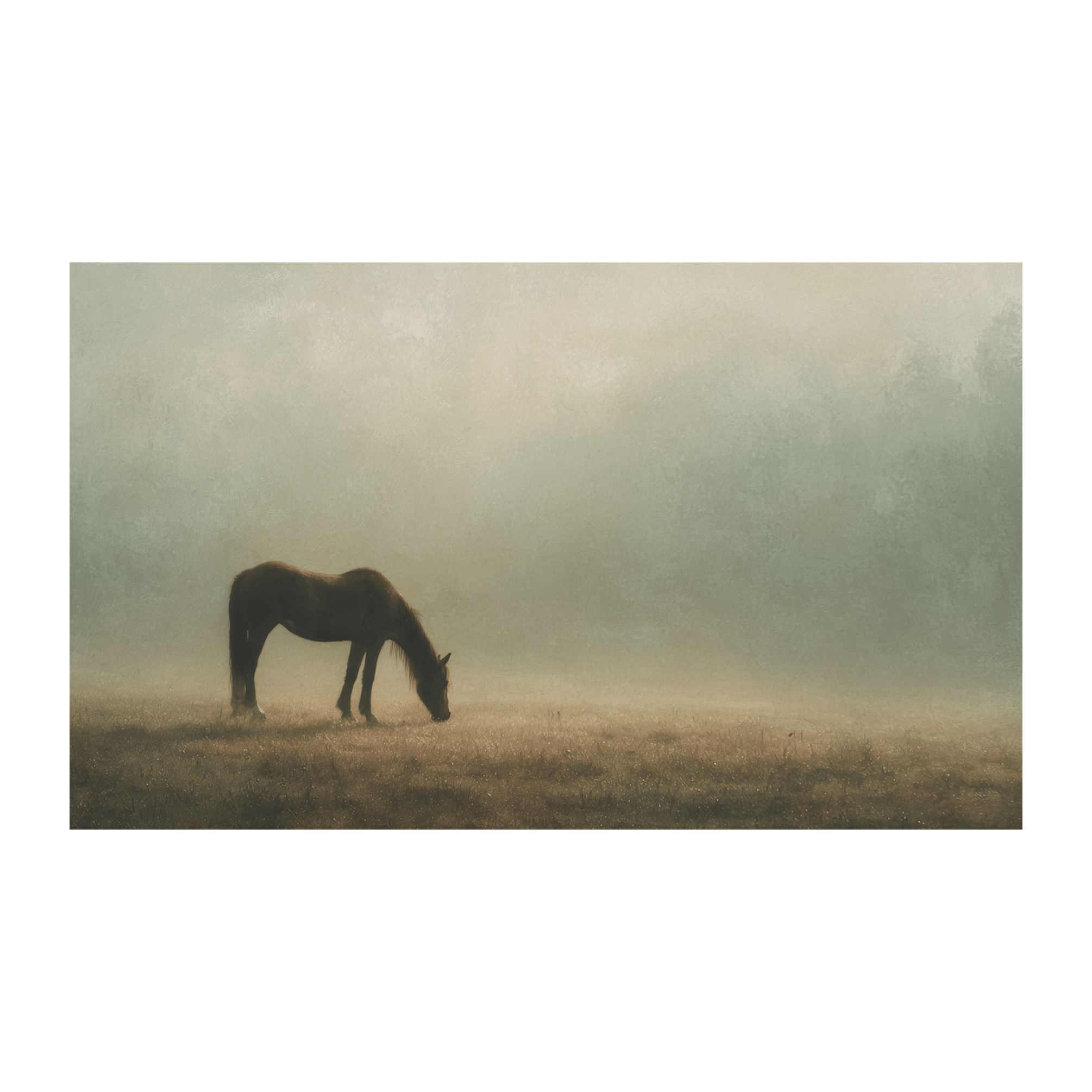 Lone Meadow - Tapestry - Painted Paper
