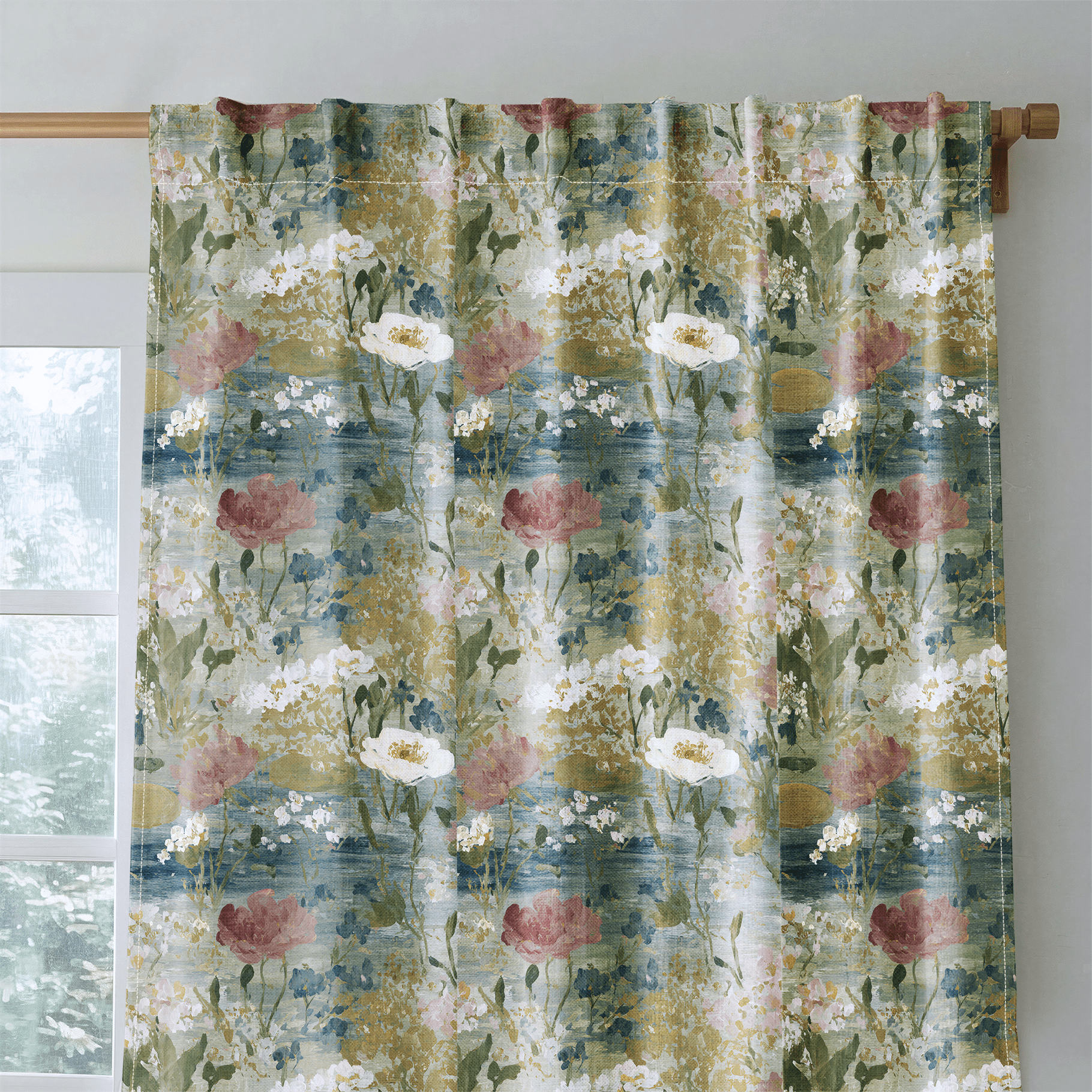 Loose Stems - Drapery - Benton Lane Home - Lemon Park