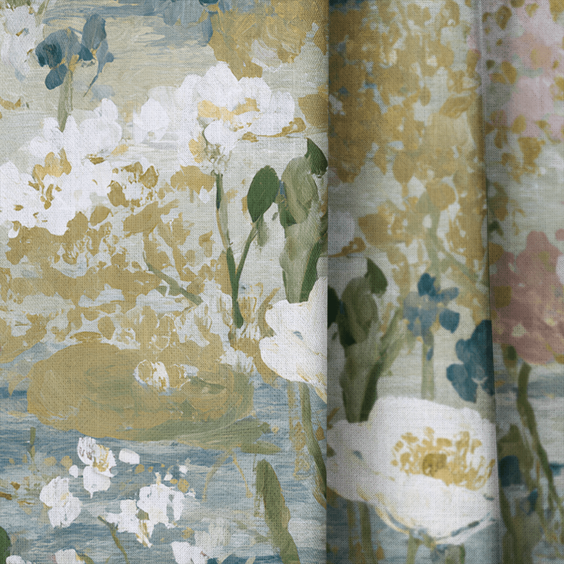 Loose Stems - Drapery - Benton Lane Home - Lemon Park