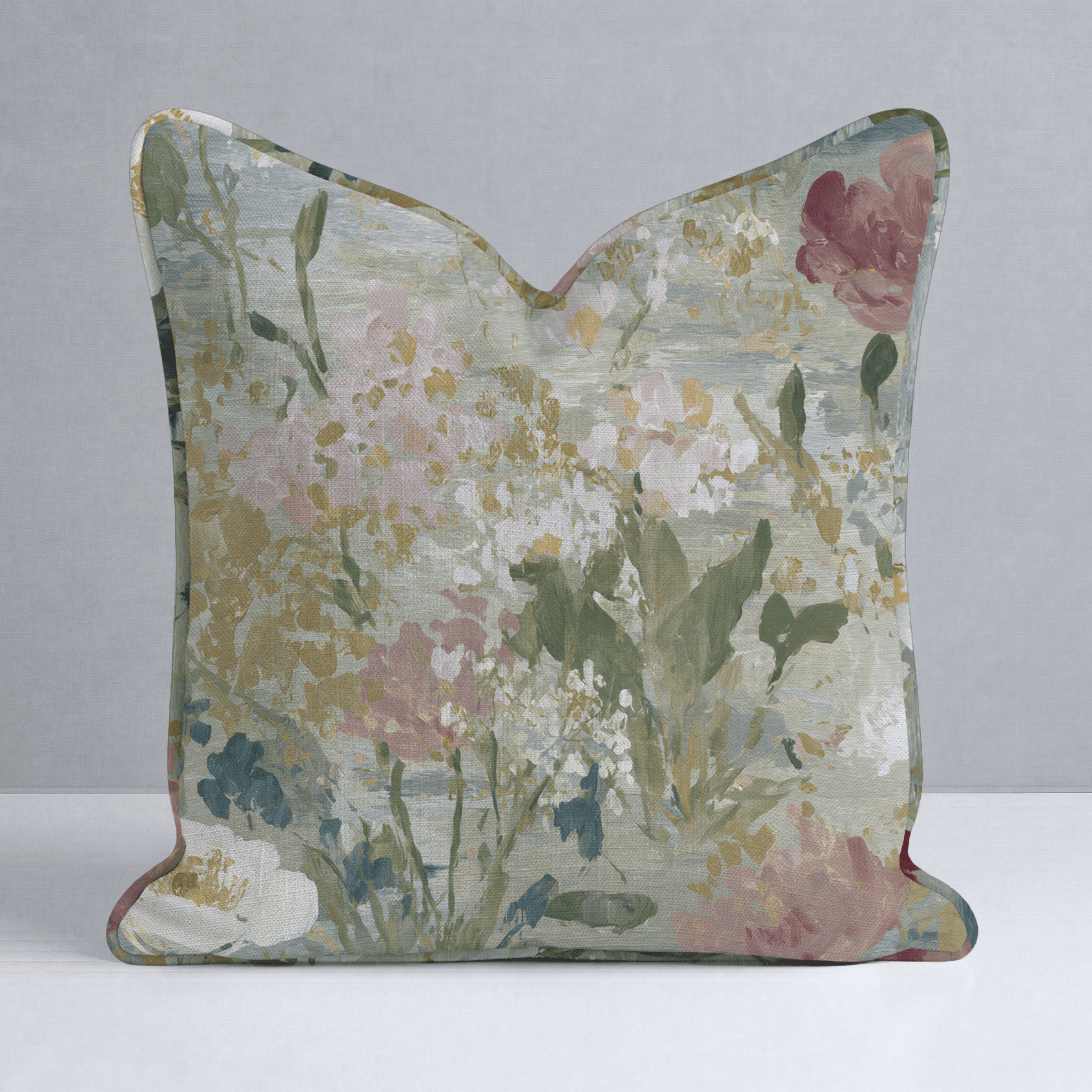 Loose Stems Throw Pillow - Benton Lane Home - Lemon Park